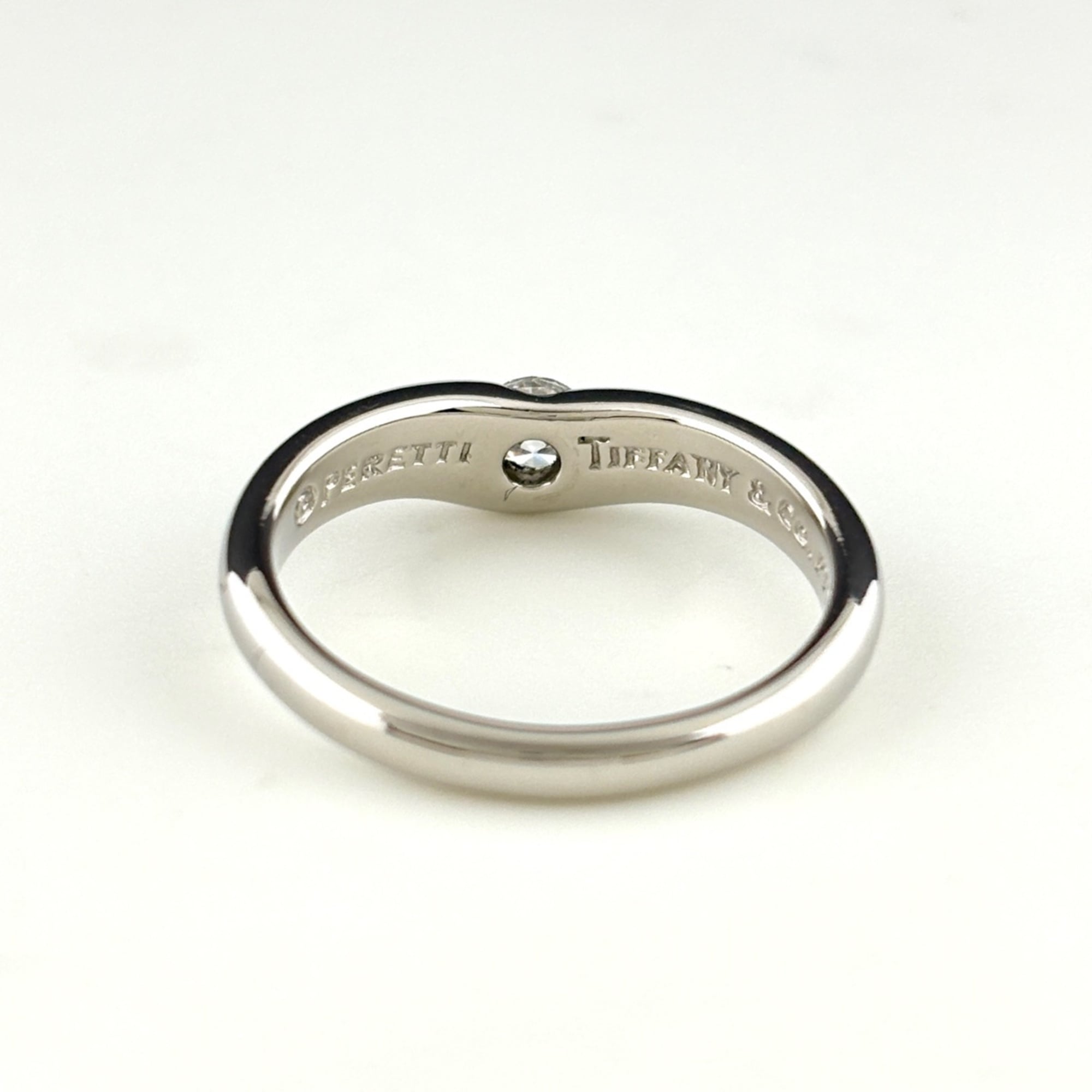 Tiffany Platinum 950 Band Ring (Pre-Owned)