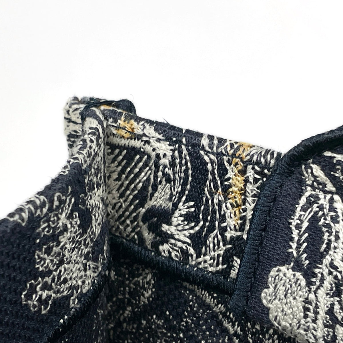 Christian Dior Navy Canvas Tote Bag (Pre-Owned)