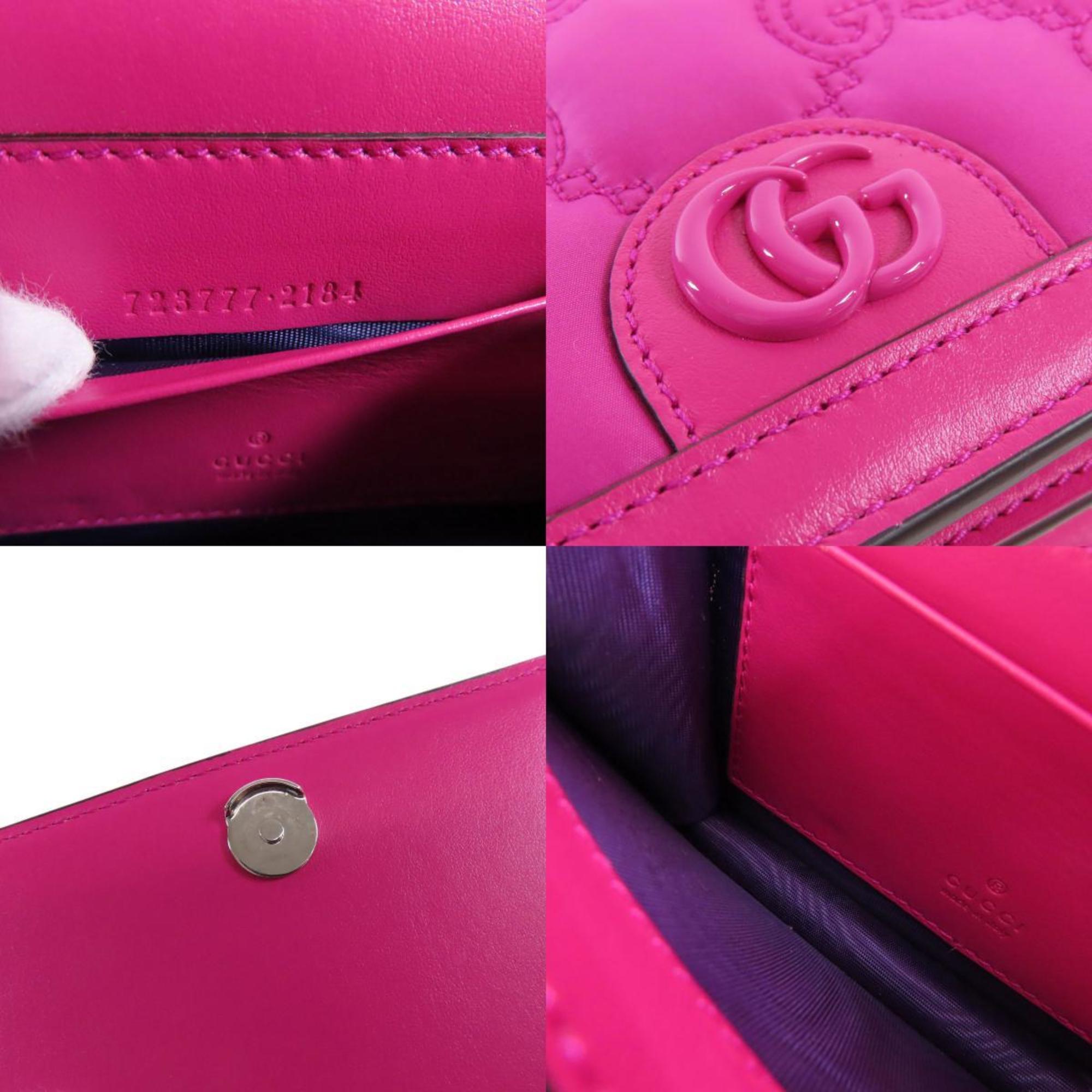 Gucci Pink Nylon Shoulder Bag (Pre-Owned)