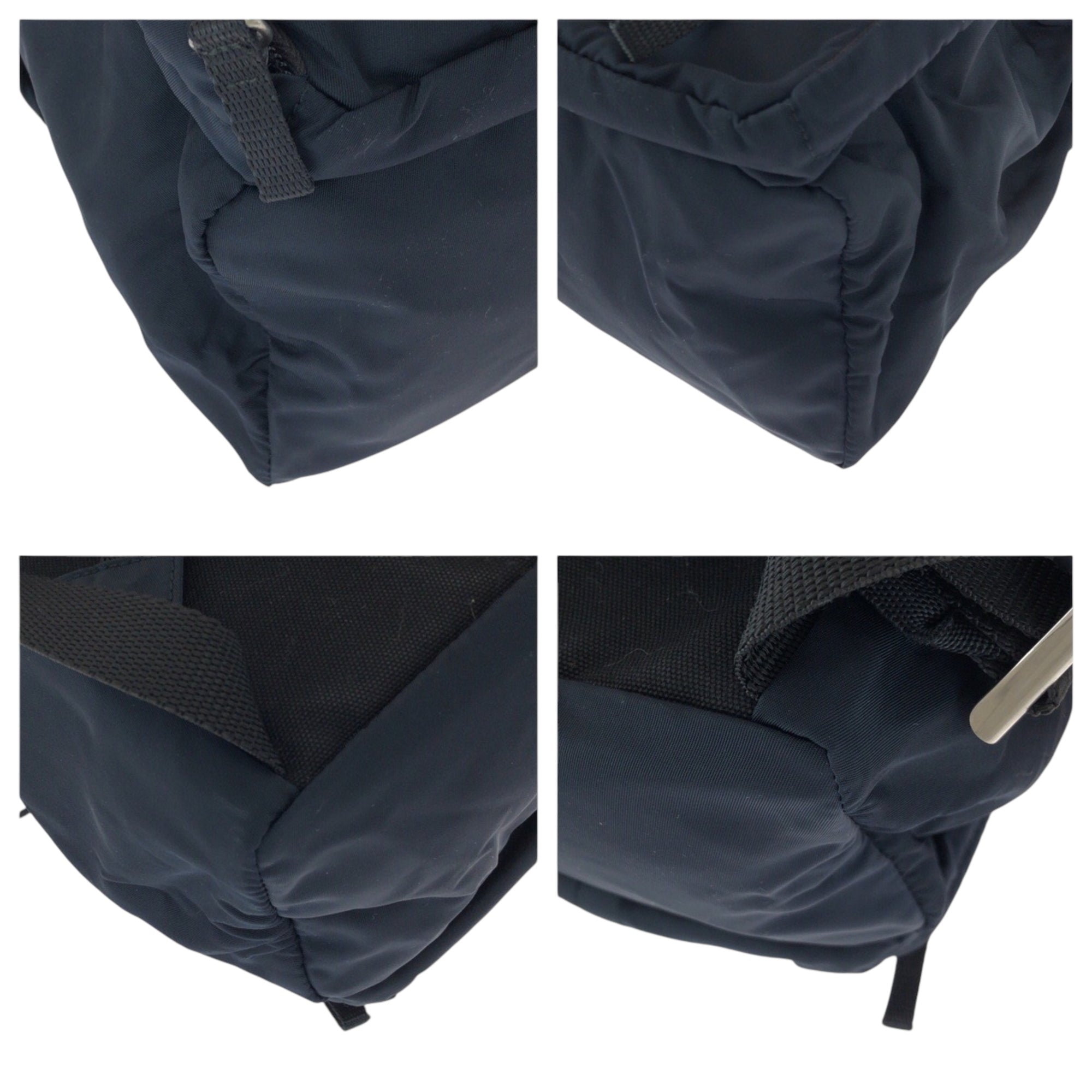 Prada Navy Nylon Backpack (Pre-Owned)