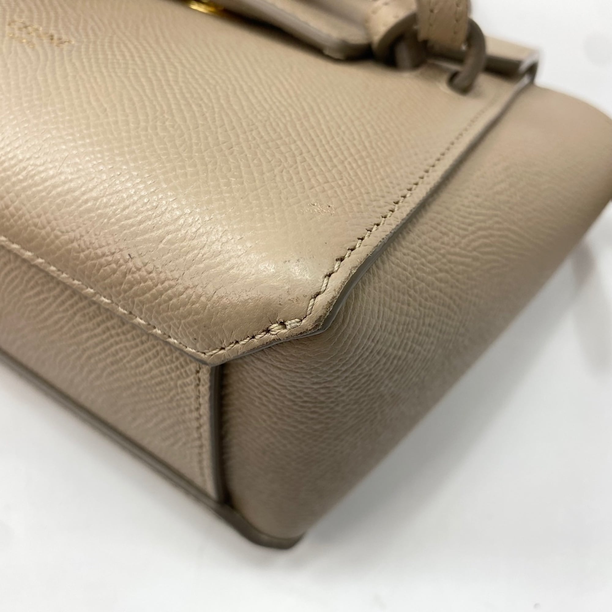 Celine Beige Handbag Shoulder Bag (Pre-Owned)