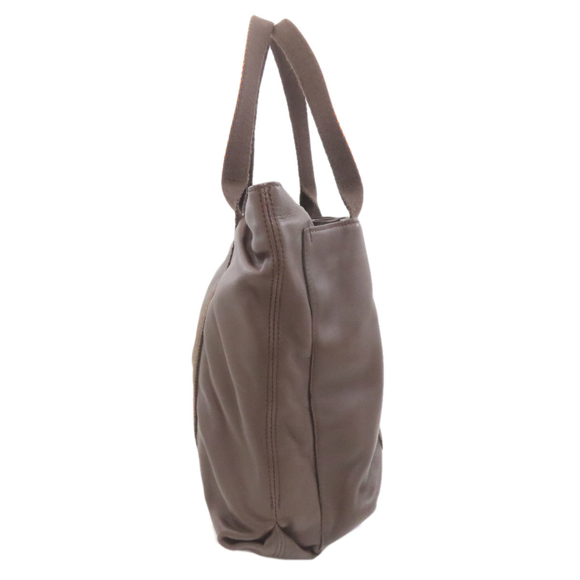 Hermes Brown Leather Handbag (Pre-Owned)