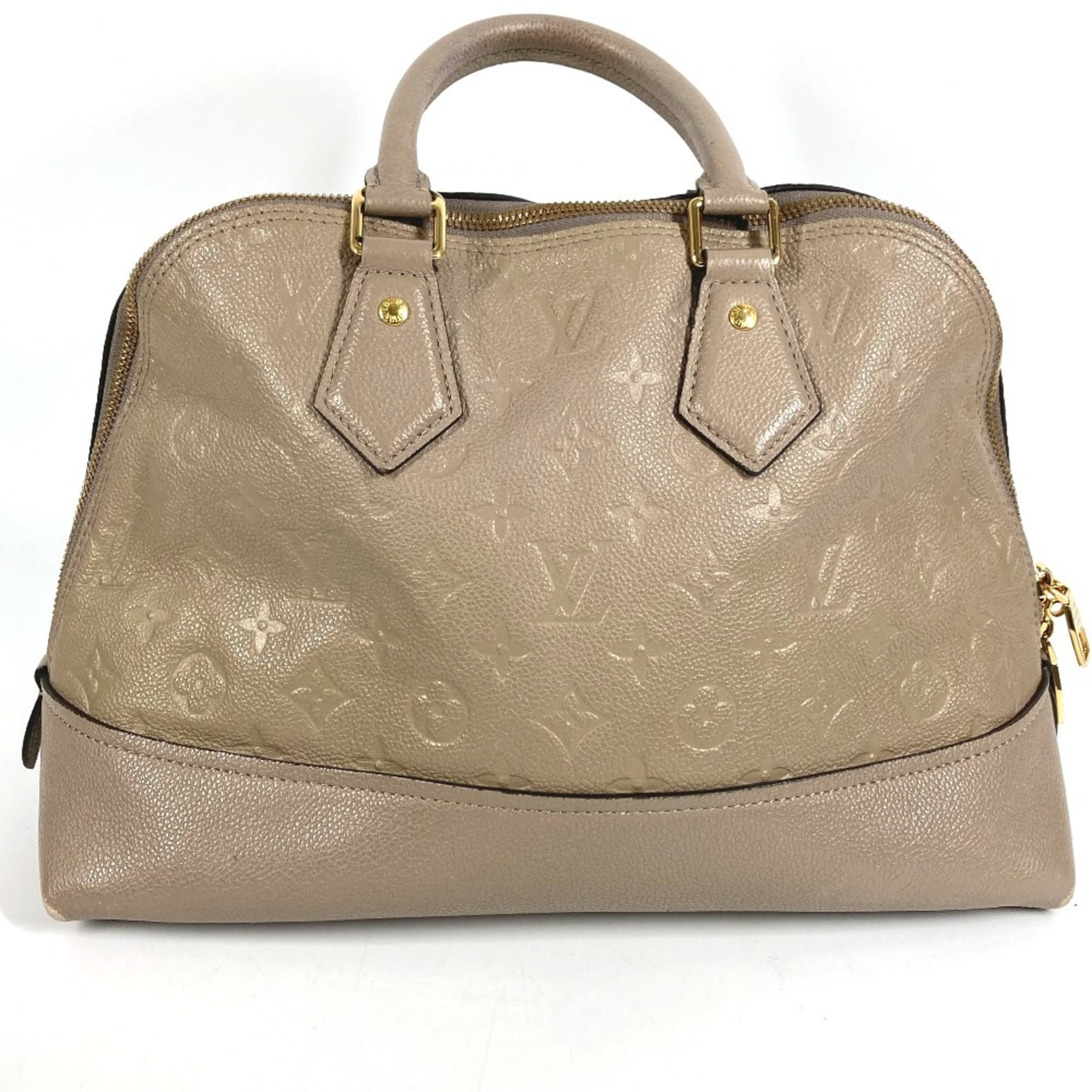 Louis Vuitton Beige Monogram Empreinte Leather Handbag Tote Bag (Pre-Owned)