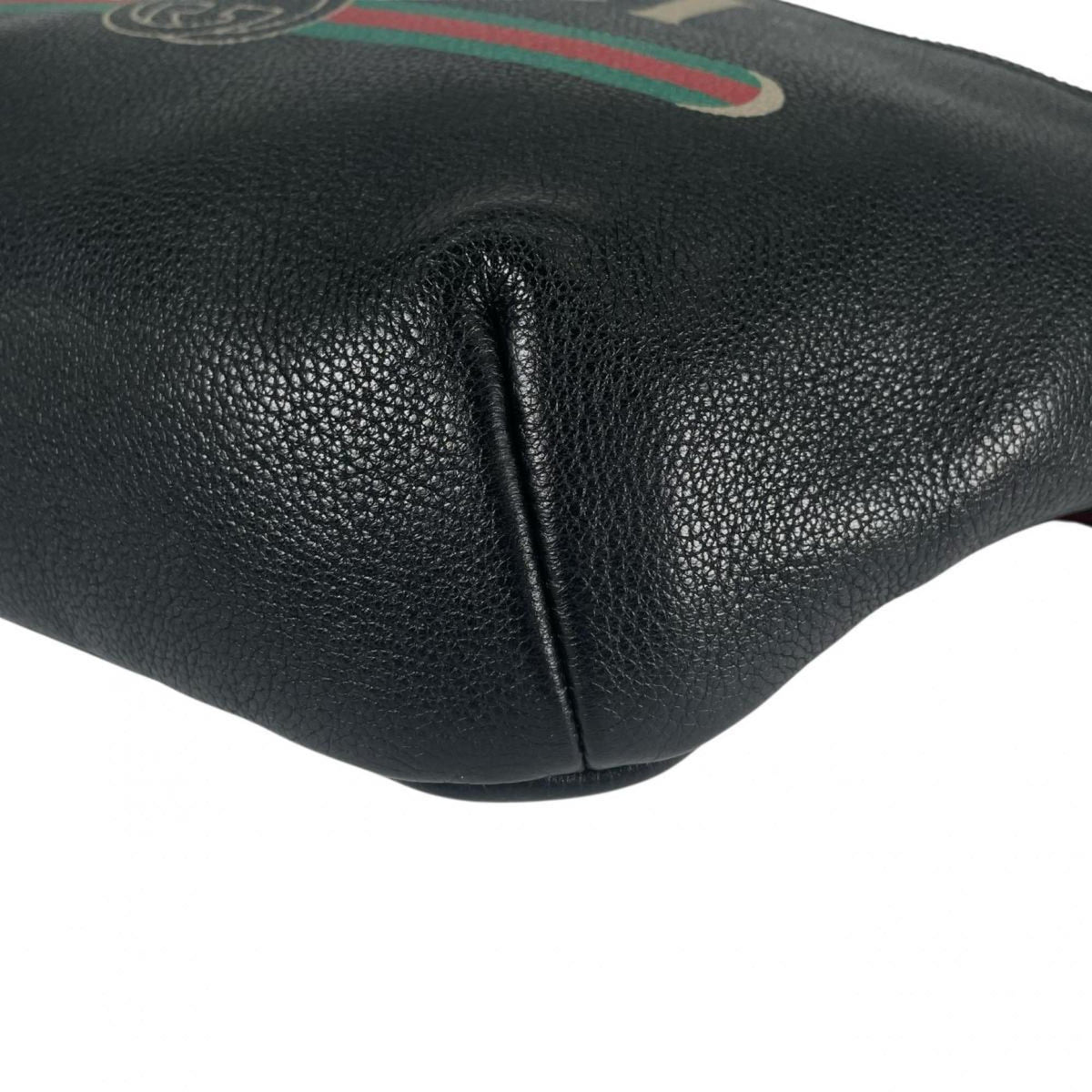Gucci Black Leather Fanny Pack Sling Bag (Pre-Owned)