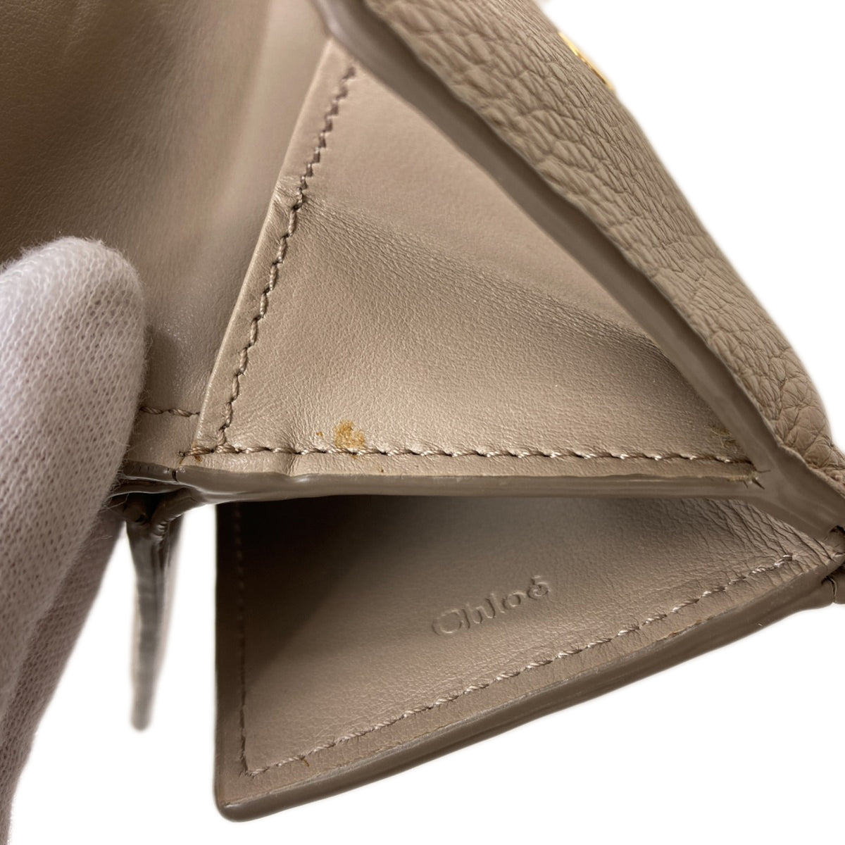 Chloé Brown Leather Wallet (Bi-Fold) (Pre-Owned)