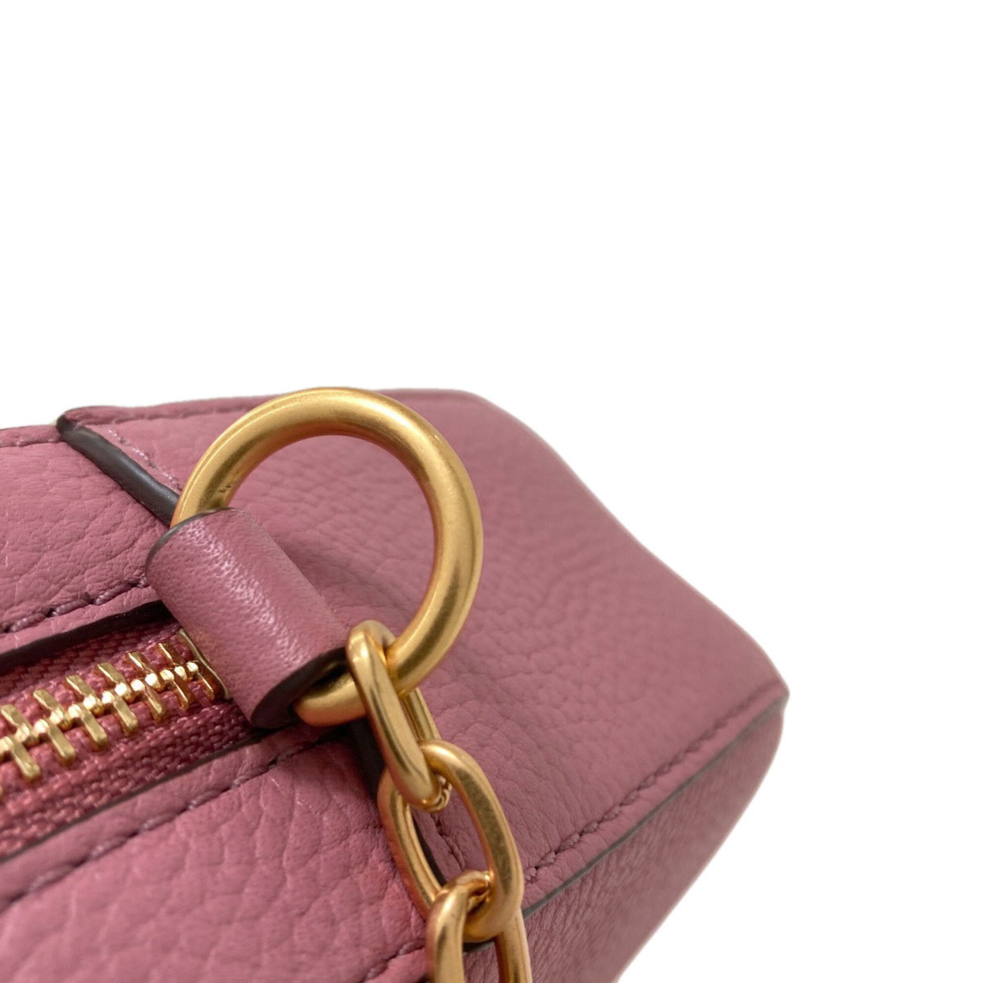 Tory Burch Pink Leather Shoulder Bag (Pre-Owned)