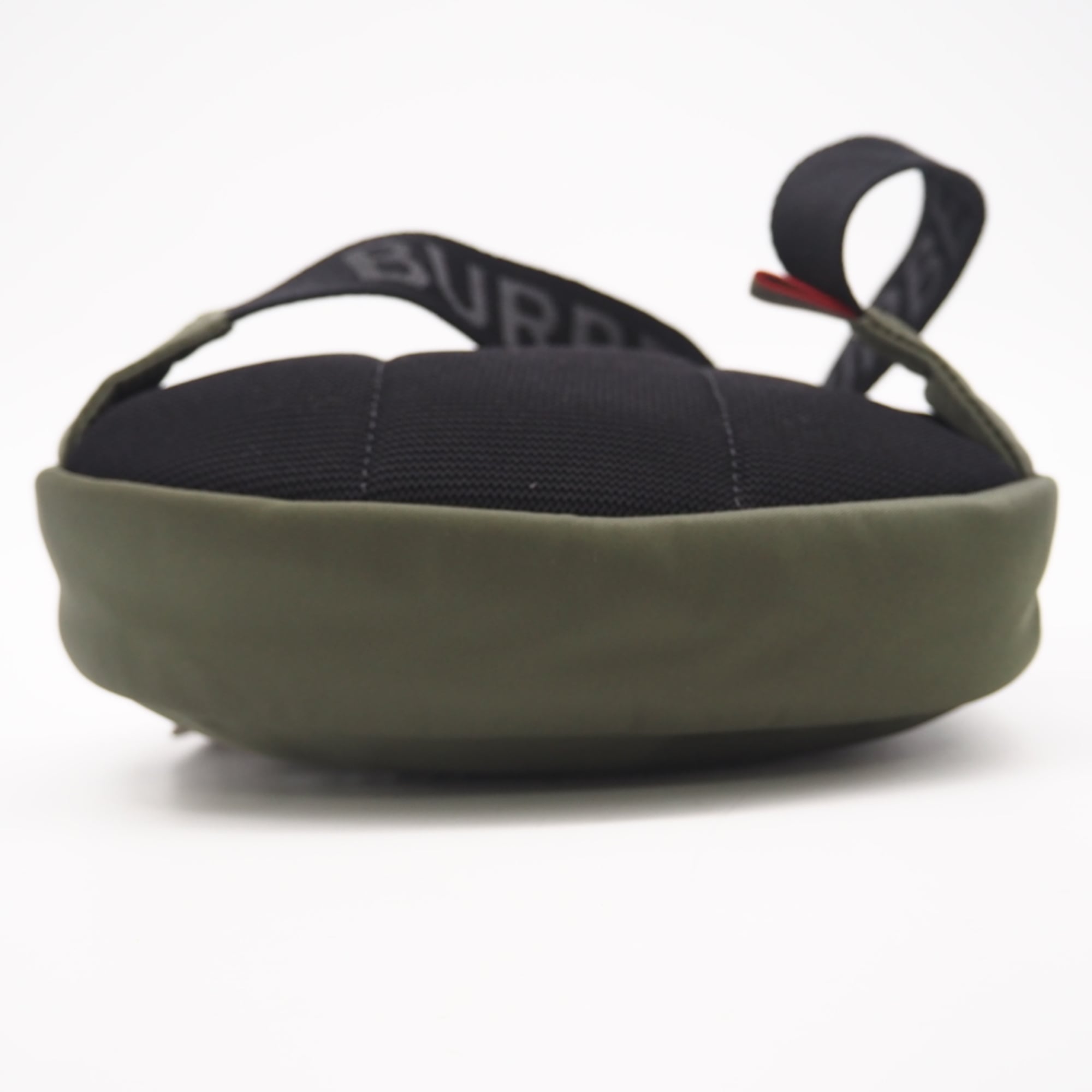 Burberry Black Khaki White Nylon Fanny Pack (Pre-Owned)