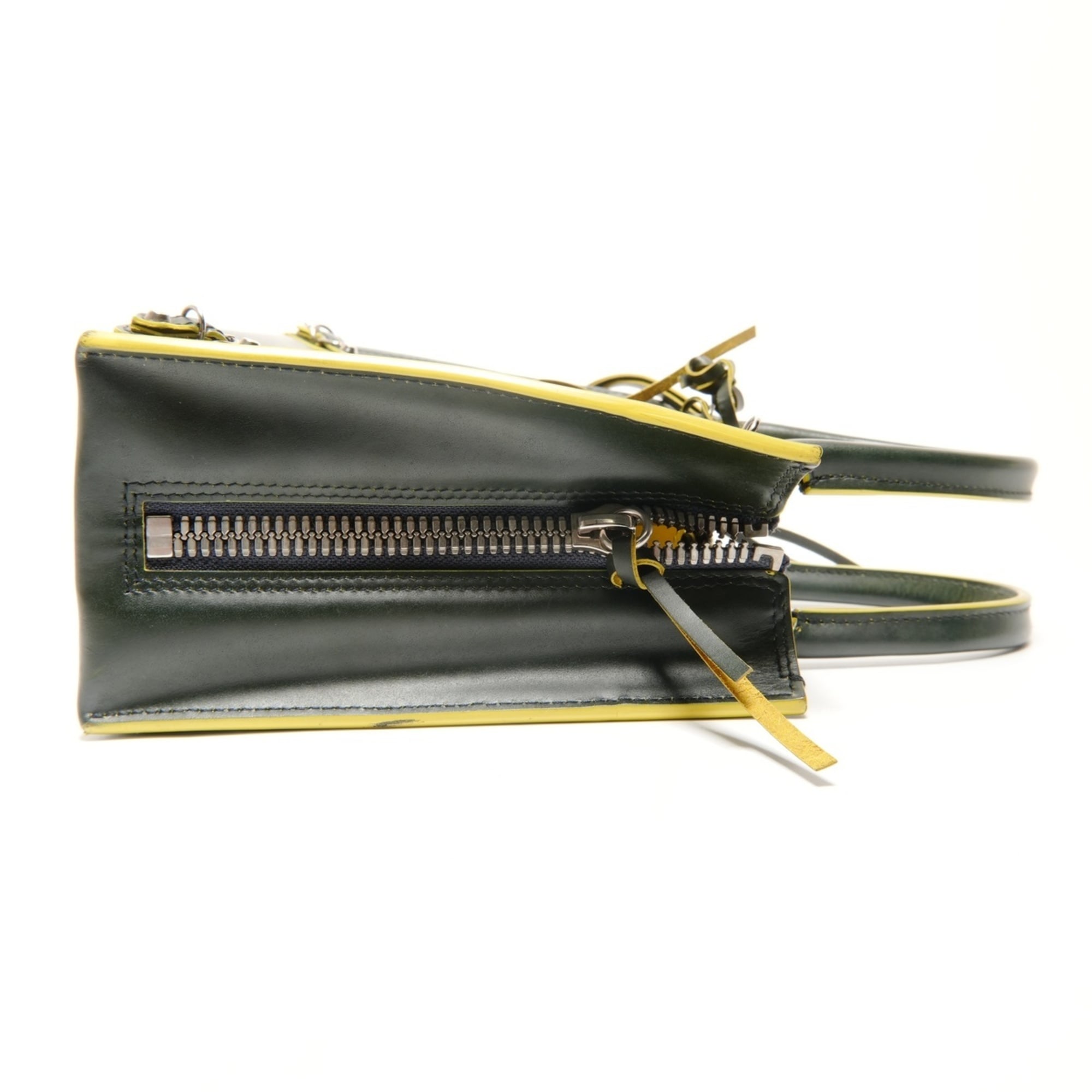 Balenciaga Green Leather Handbag (Pre-Owned)