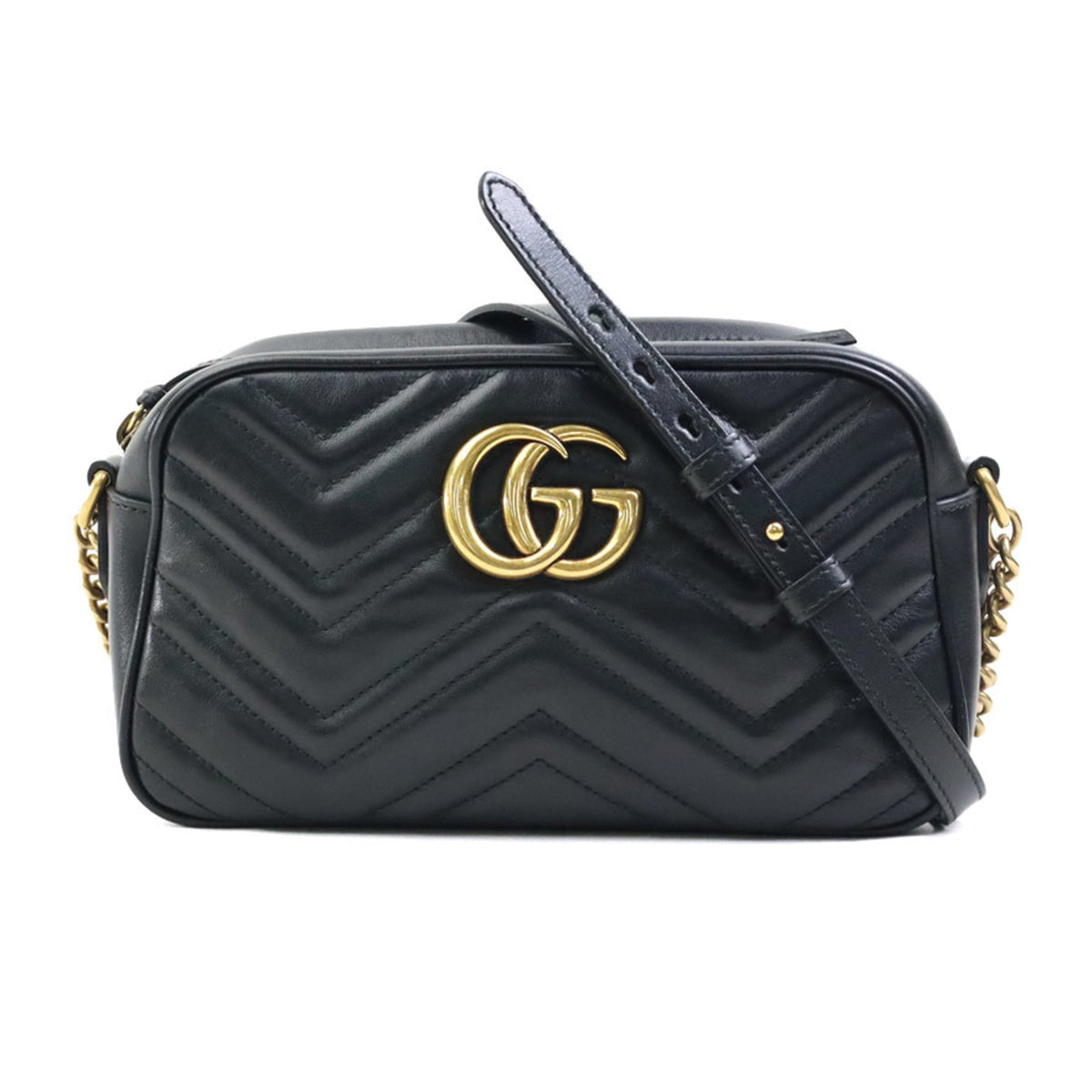 Gucci Black Leather Shoulder Bag (Pre-Owned)