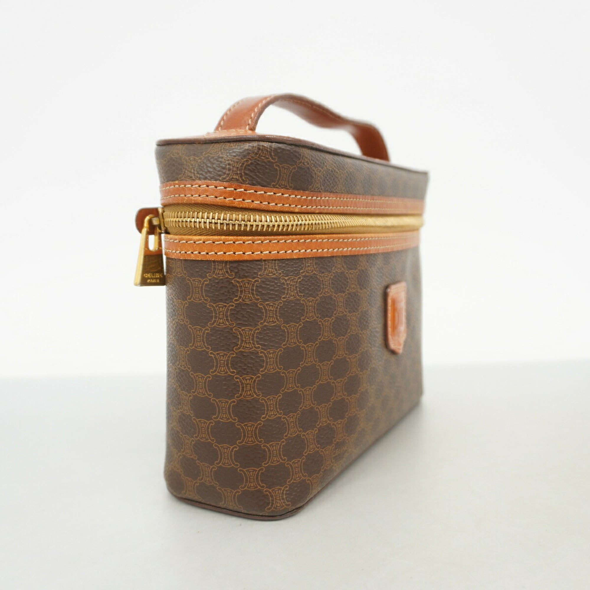 Celine Brown Pvc Vanity Bag (Pre-Owned)