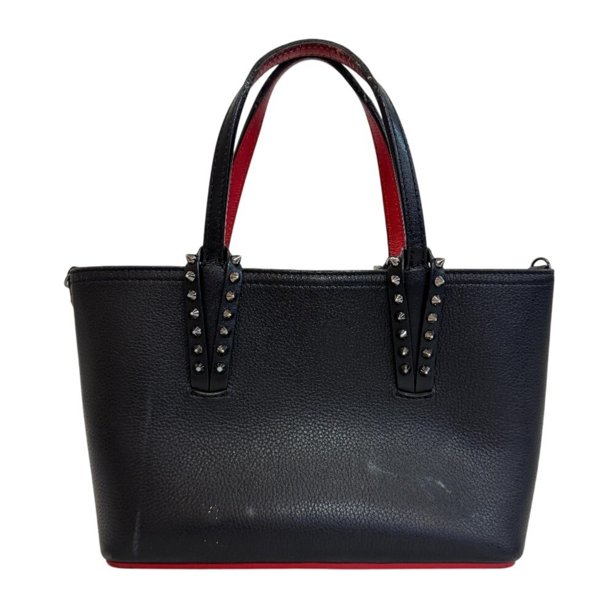 Christian Louboutin Black Leather Handbag (Pre-Owned)