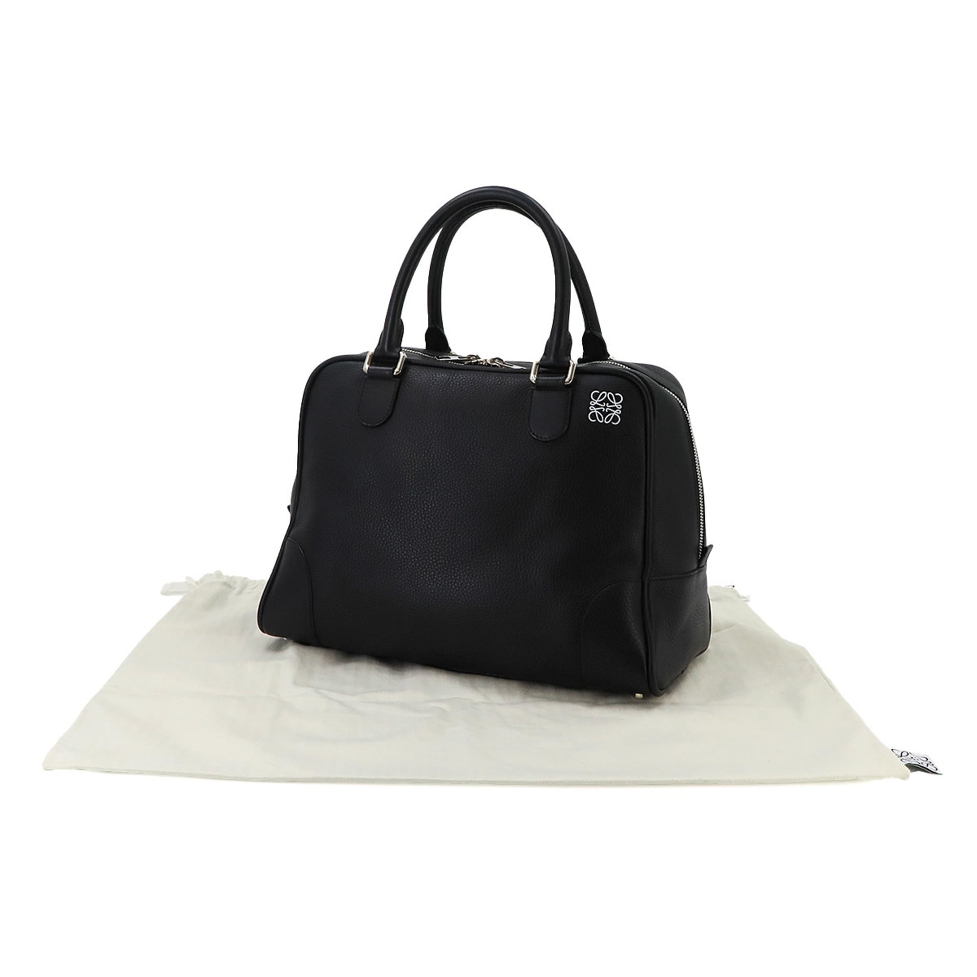 Loewe Black Leather Handbag (Pre-Owned)