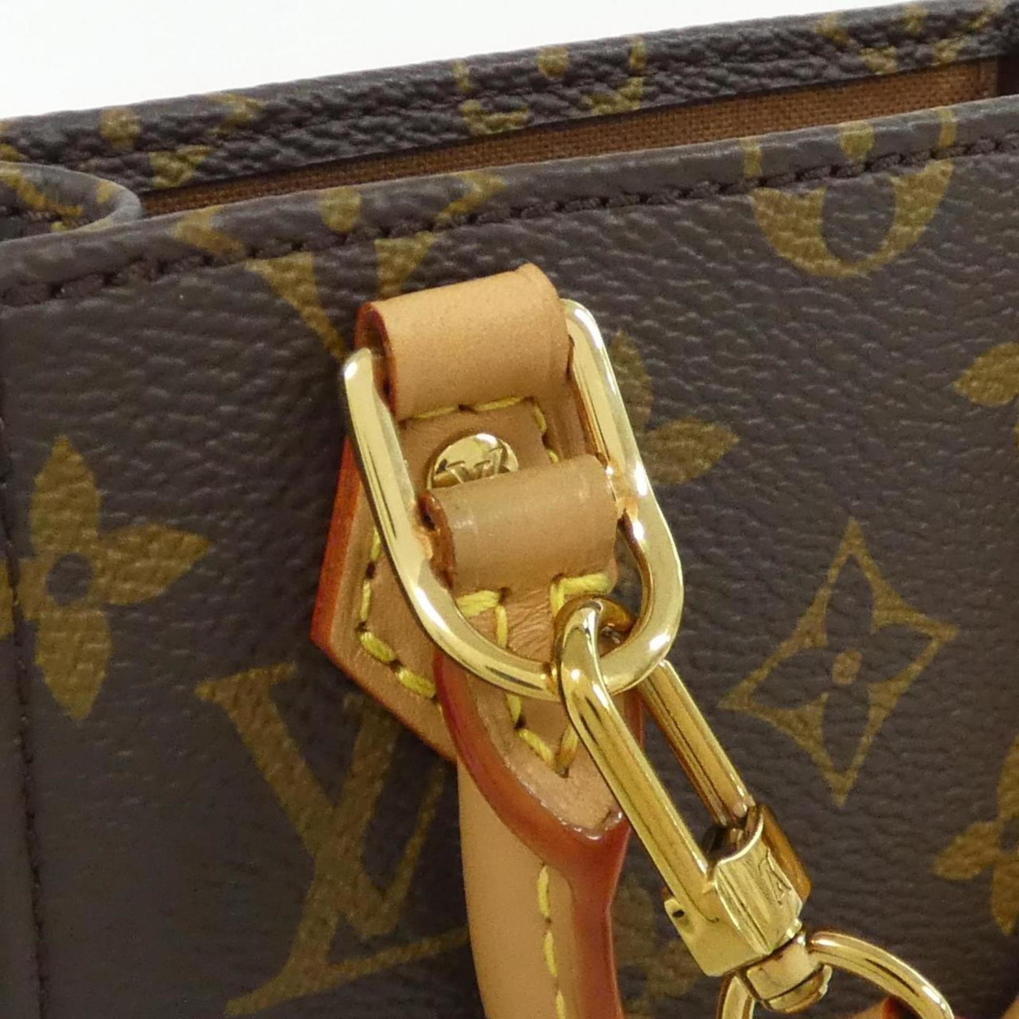 Louis Vuitton Marron Coated Canvas Handbag (Pre-Owned)