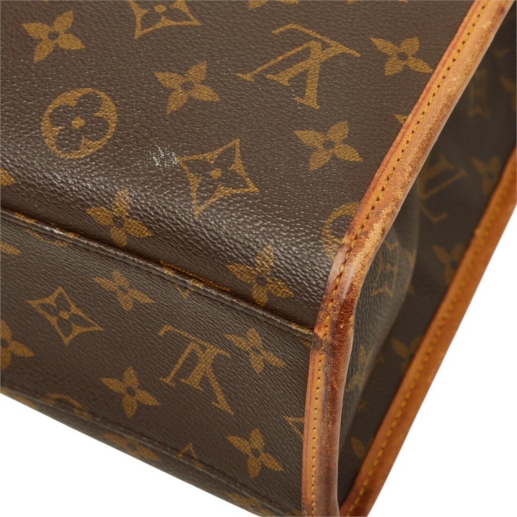 Louis Vuitton Black Brown Monogram Pvc Leather Handbag Shoulder Bag (Pre-Owned)