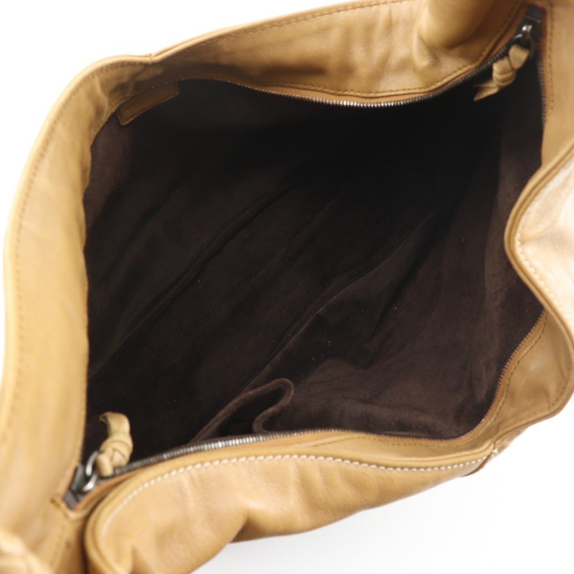 Bottega Veneta Brown Leather Shoulder Bag (Pre-Owned)