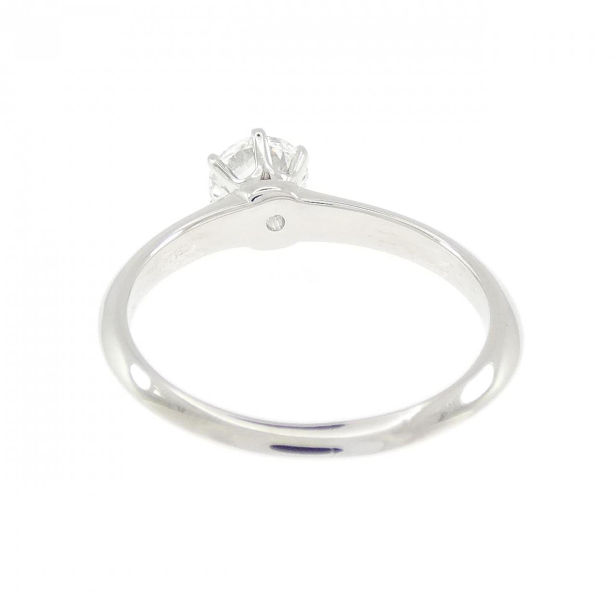 Tiffany Platinum Platinum 950 Band Ring (Pre-Owned)