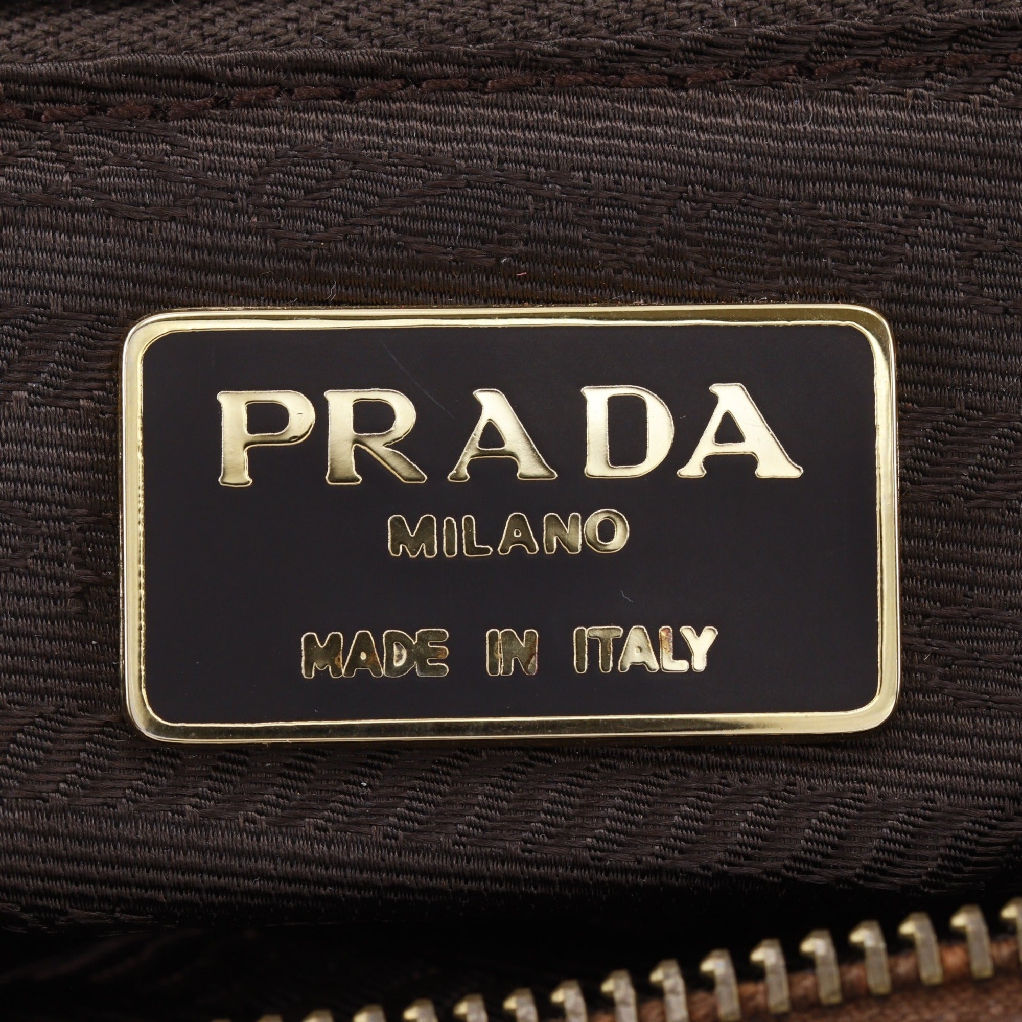Prada Brown Leather Handbag (Pre-Owned)