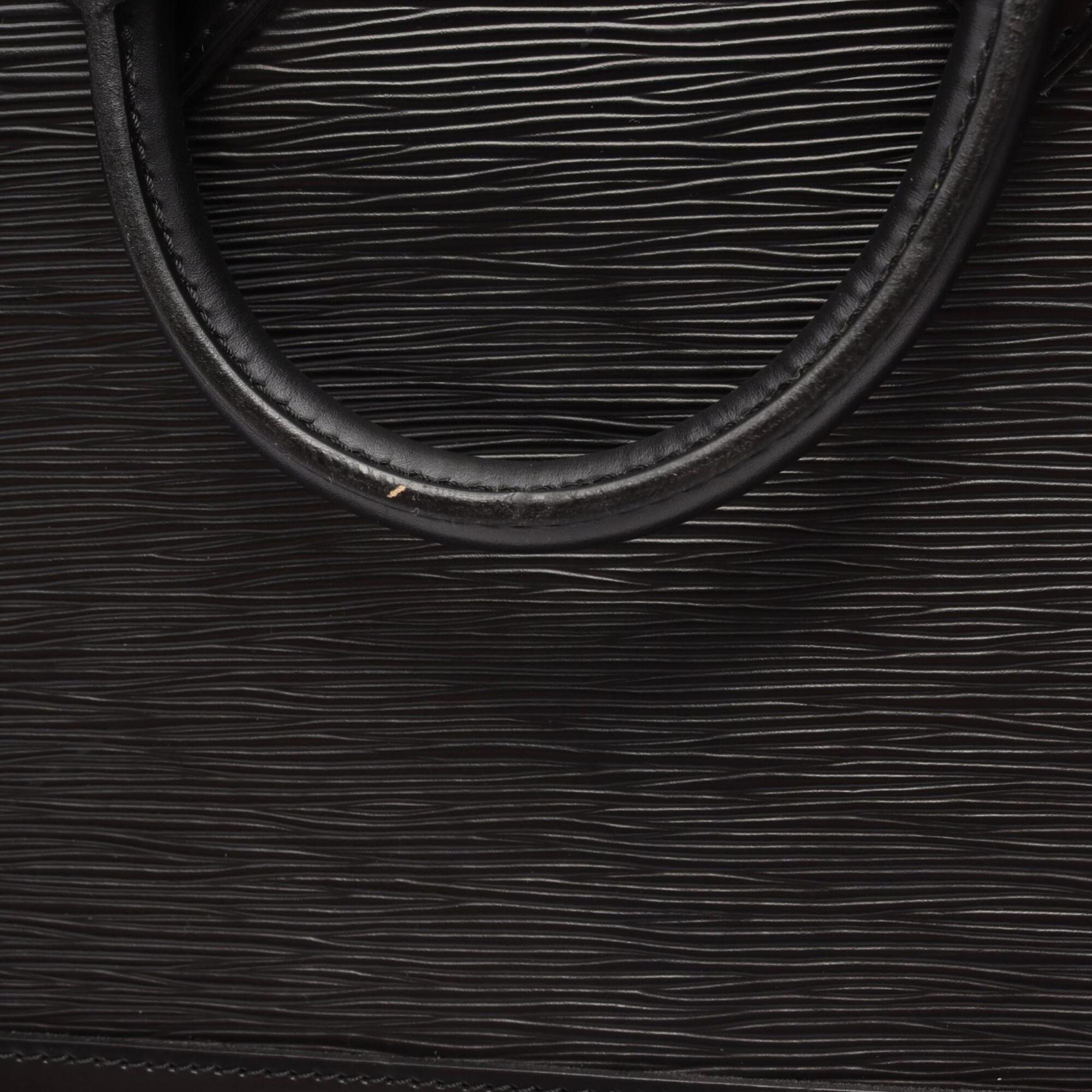 Louis Vuitton Black Noir Epi Leather Handbag (Pre-Owned)