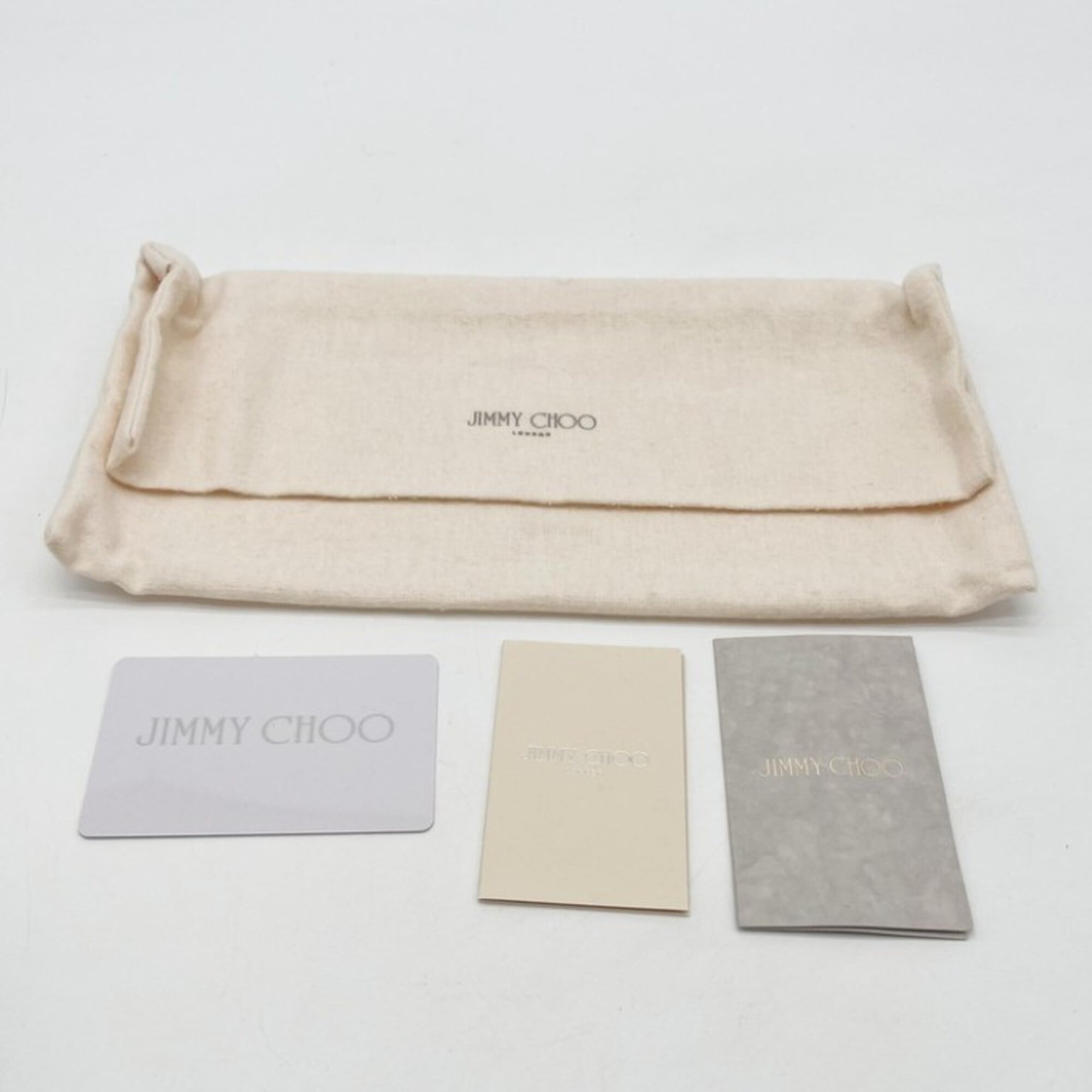 Jimmy Choo Khaki Leather Long Wallet (Bi-Fold) (Pre-Owned)