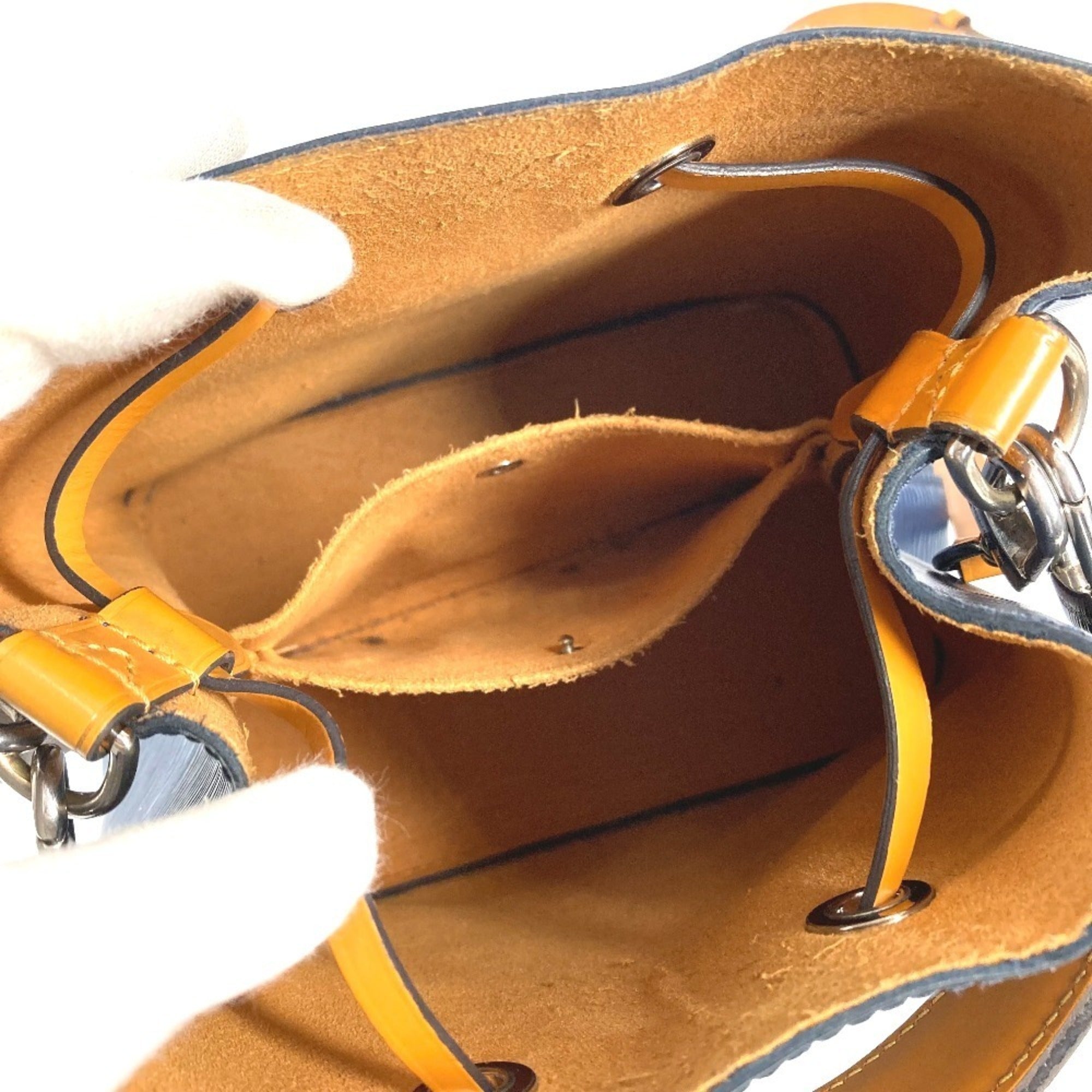 Louis Vuitton Bicolor Galle Indigo Navy Saffron Yellow Epi Leather Handbag Shoulder Bag (Pre-Owned)