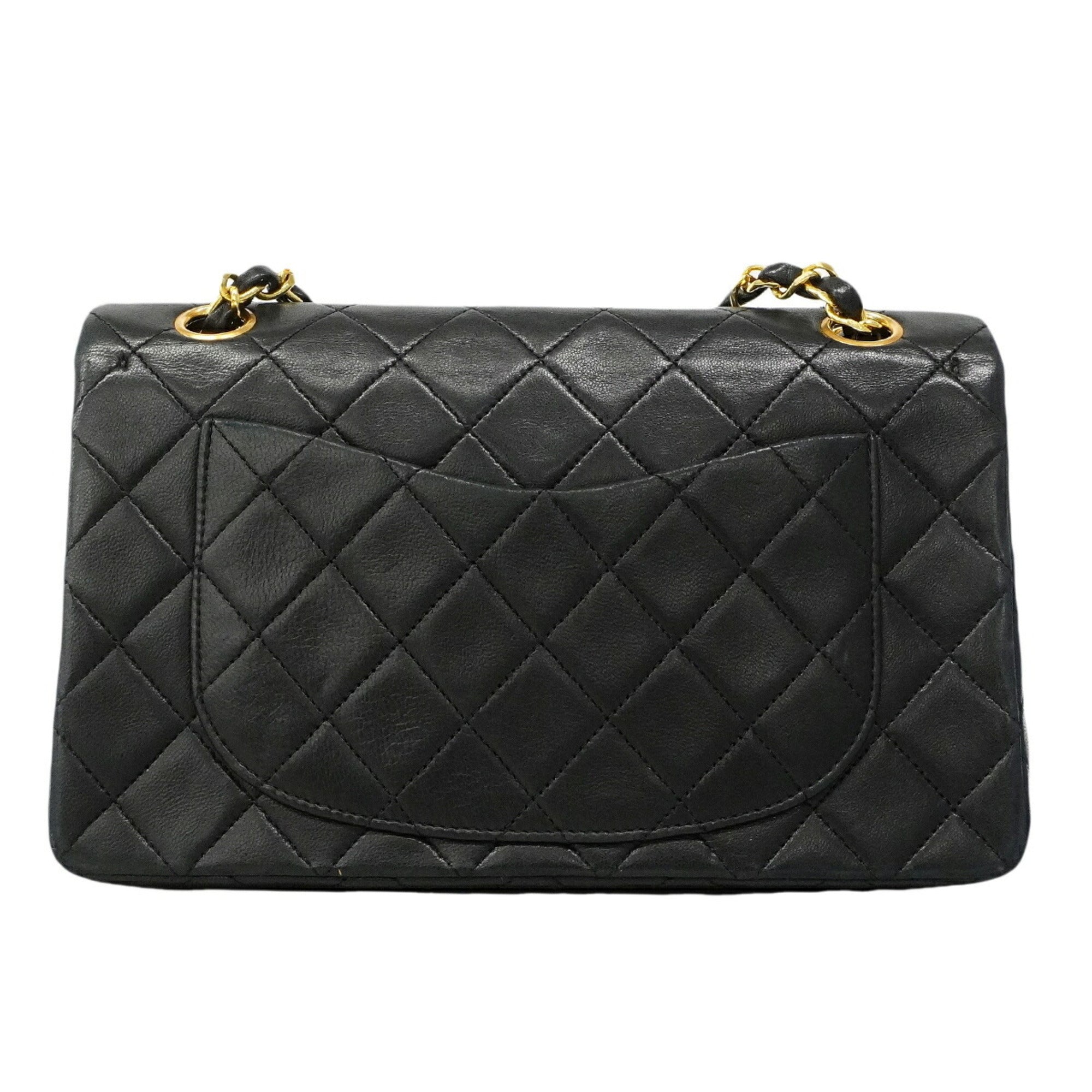 Chanel Black Leather Shoulder Bag (Pre-Owned)