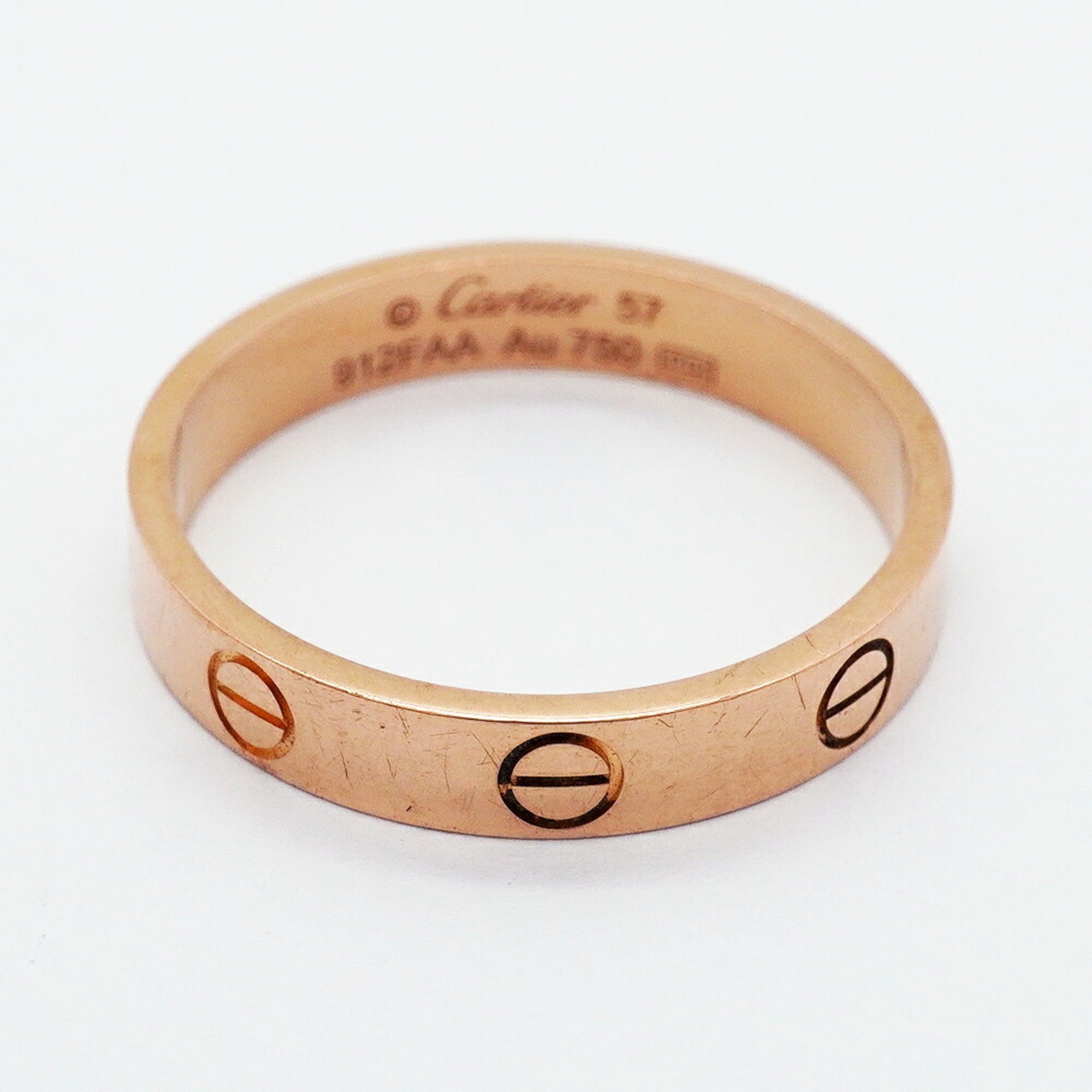 Cartier Pink Gold (18K) Band Ring (Pre-Owned)