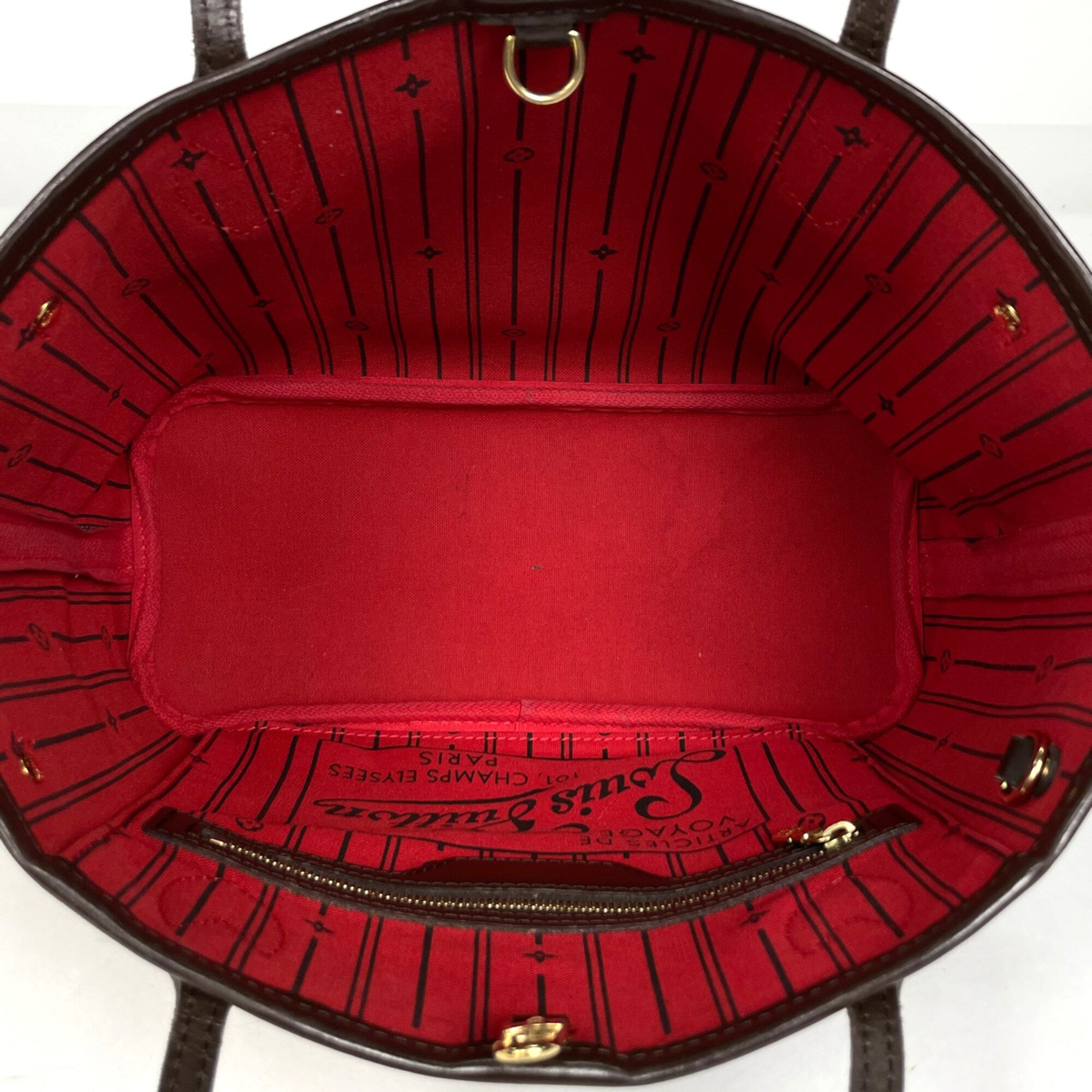 Louis Vuitton Damier Brown Damier Canvas Handbag Tote Bag (Pre-Owned)