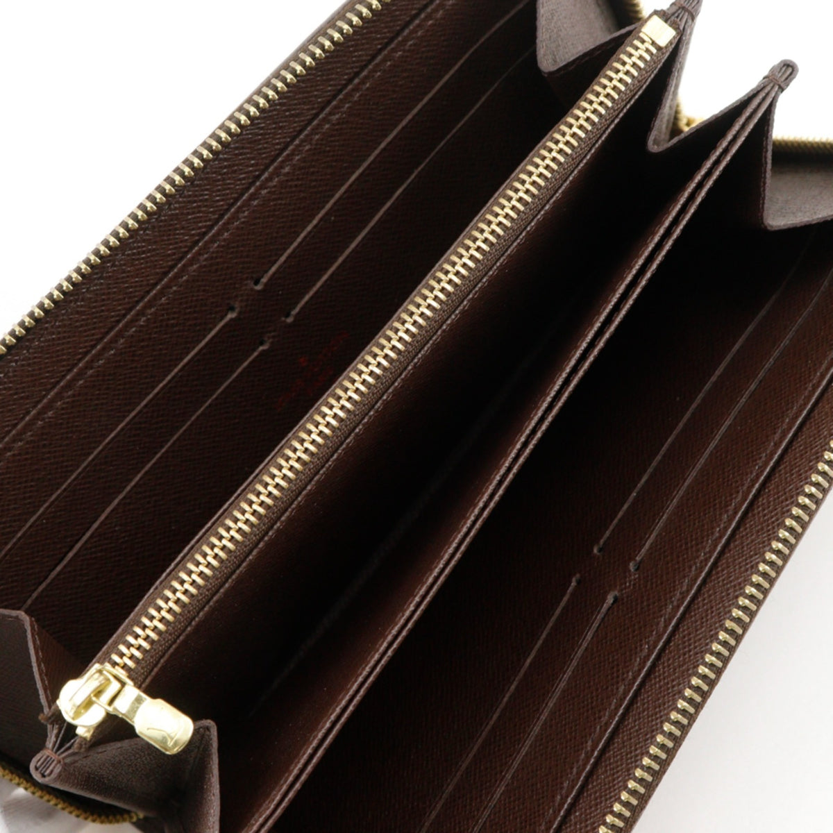 Louis Vuitton Brown Ebene Galle Damier Canvas Long Wallet (Bi-Fold) (Pre-Owned)