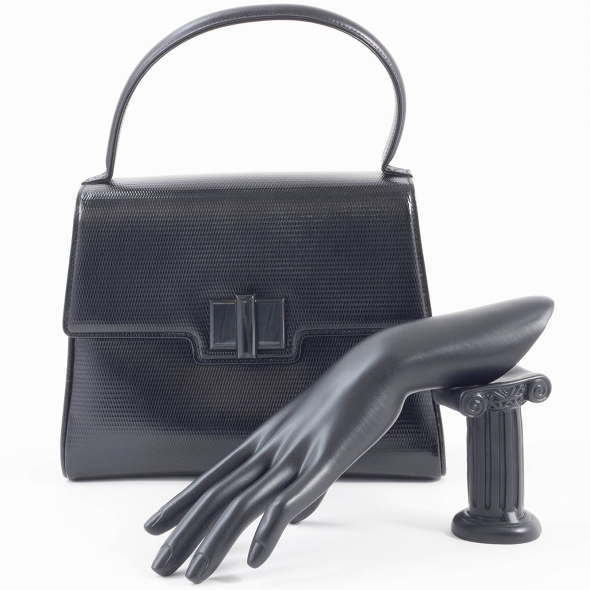 Gucci Black Leather Handbag (Pre-Owned)