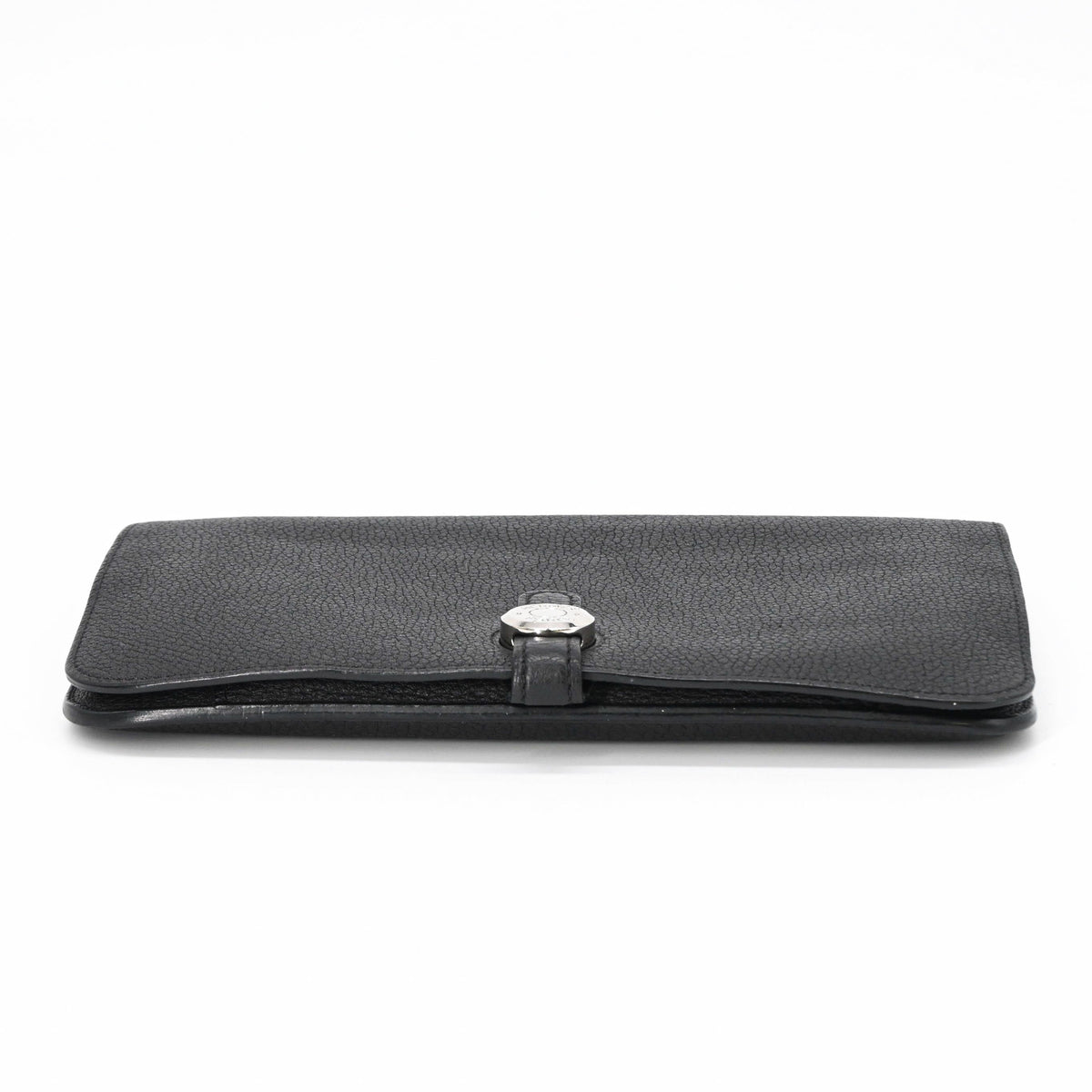 Hermes Black Evercalf Leather Wallet (Bi-Fold) (Pre-Owned)