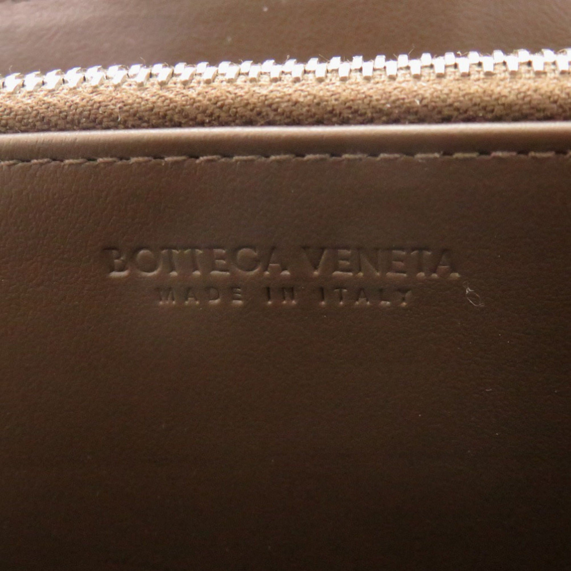 Bottega Veneta Brown Leather Long Wallet (Bi-Fold) (Pre-Owned)