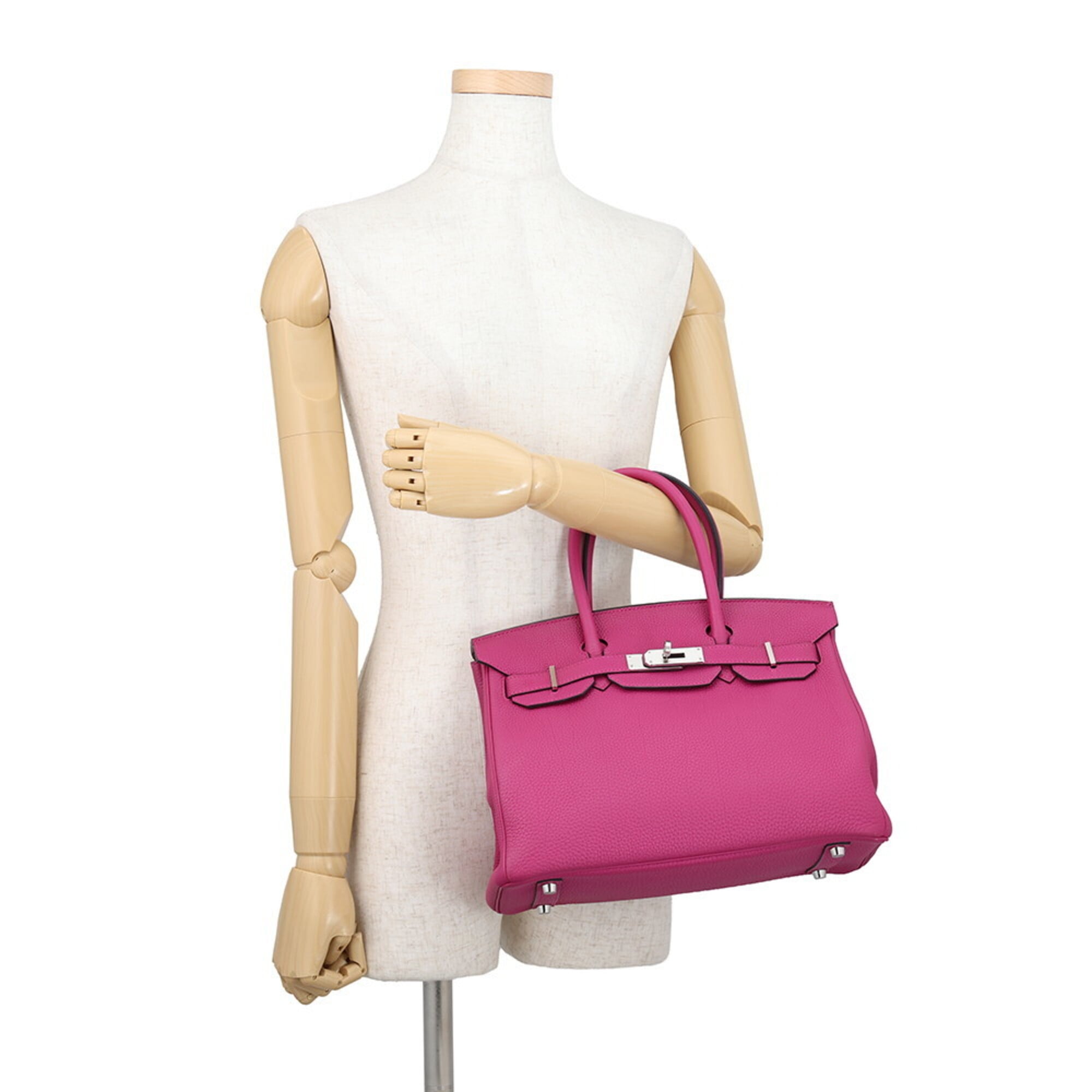 Hermes Birkin Rose Purple Togo Leather Handbag (Pre-Owned)