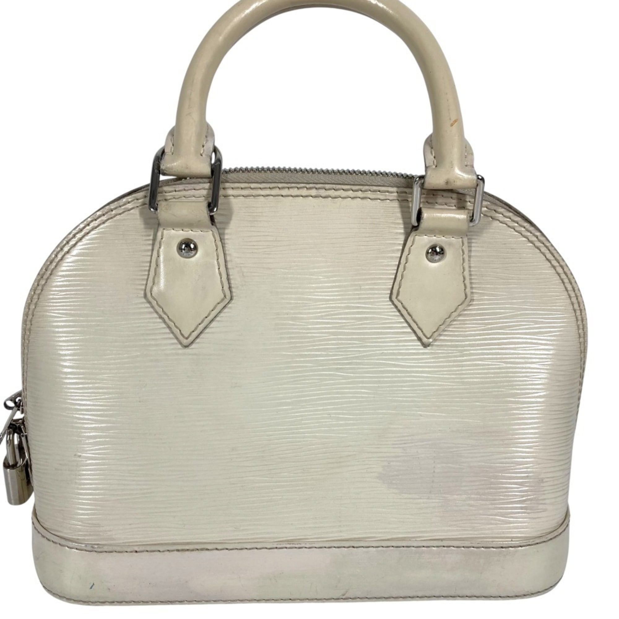 Louis Vuitton Lv Off White White Epi Leather Handbag Shoulder Bag (Pre-Owned)