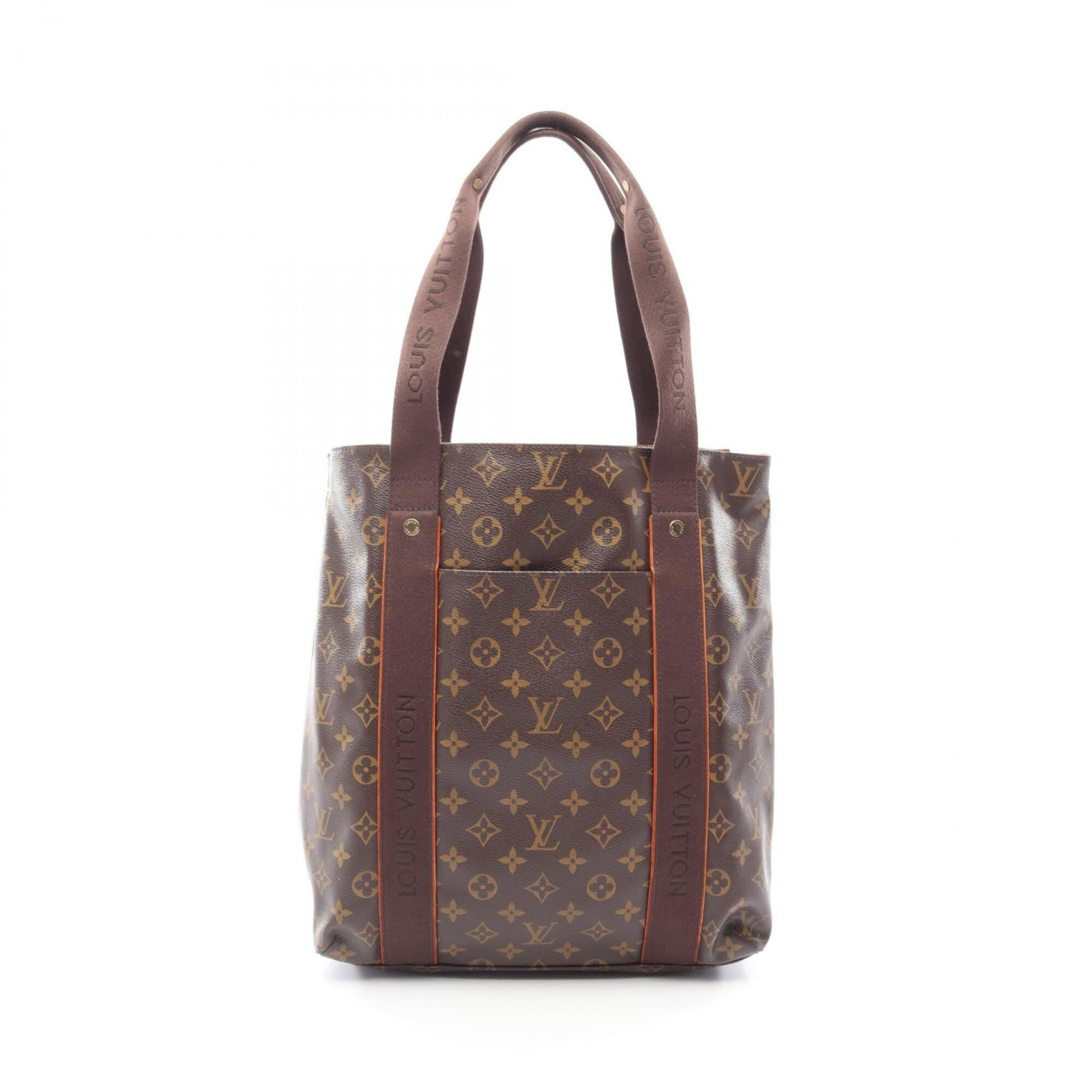 Louis Vuitton Monogram Brown Monogram Leather Tote Bag (Pre-Owned)
