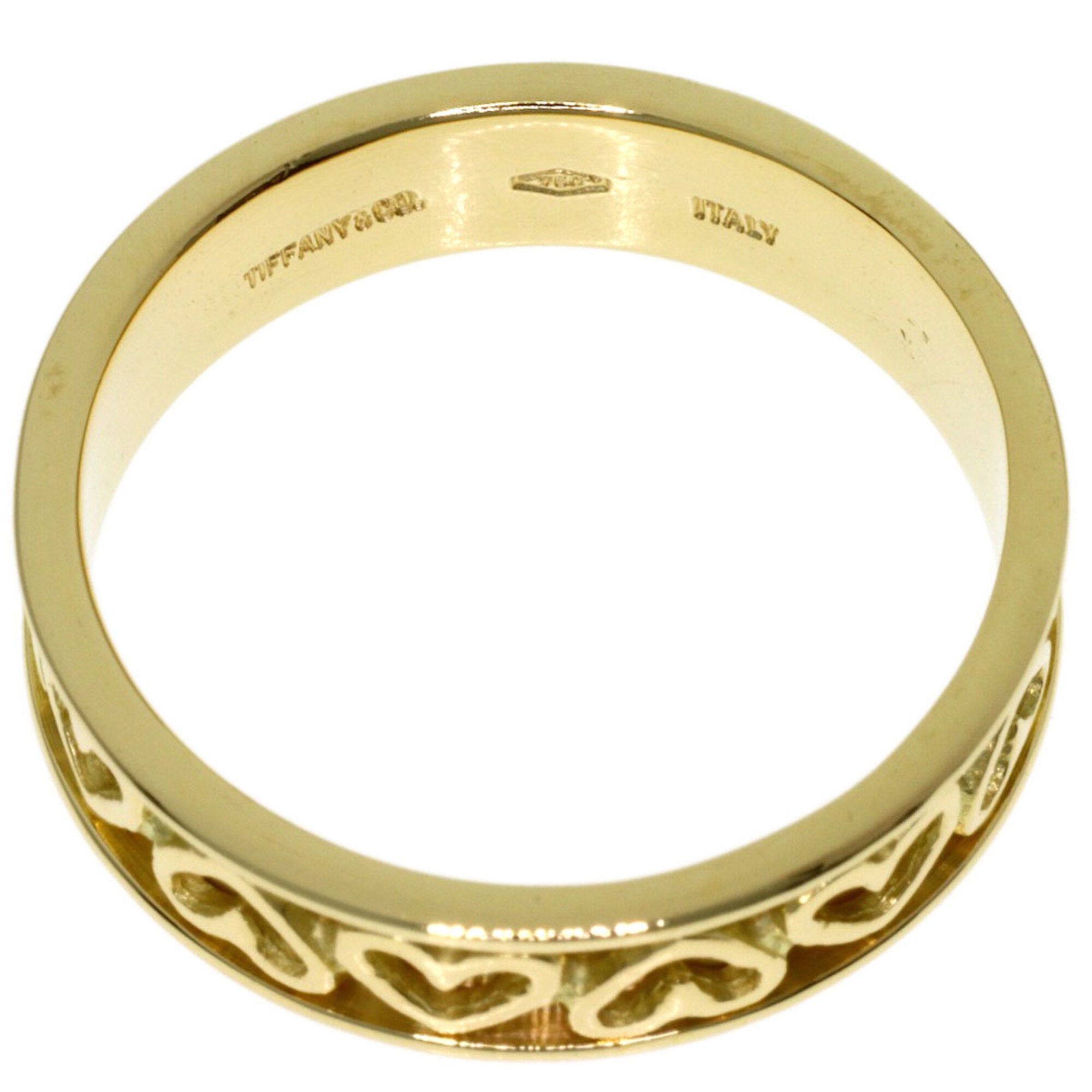 Tiffany Heart Yellow Gold (18K) Band Ring (Pre-Owned)