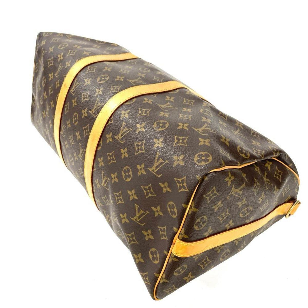 Louis Vuitton Brown Monogram Canvas Boston Bag (Pre-Owned)
