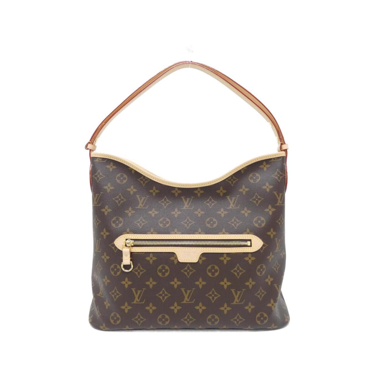 Louis Vuitton Marron Coated Canvas Shoulder Bag (Pre-Owned)