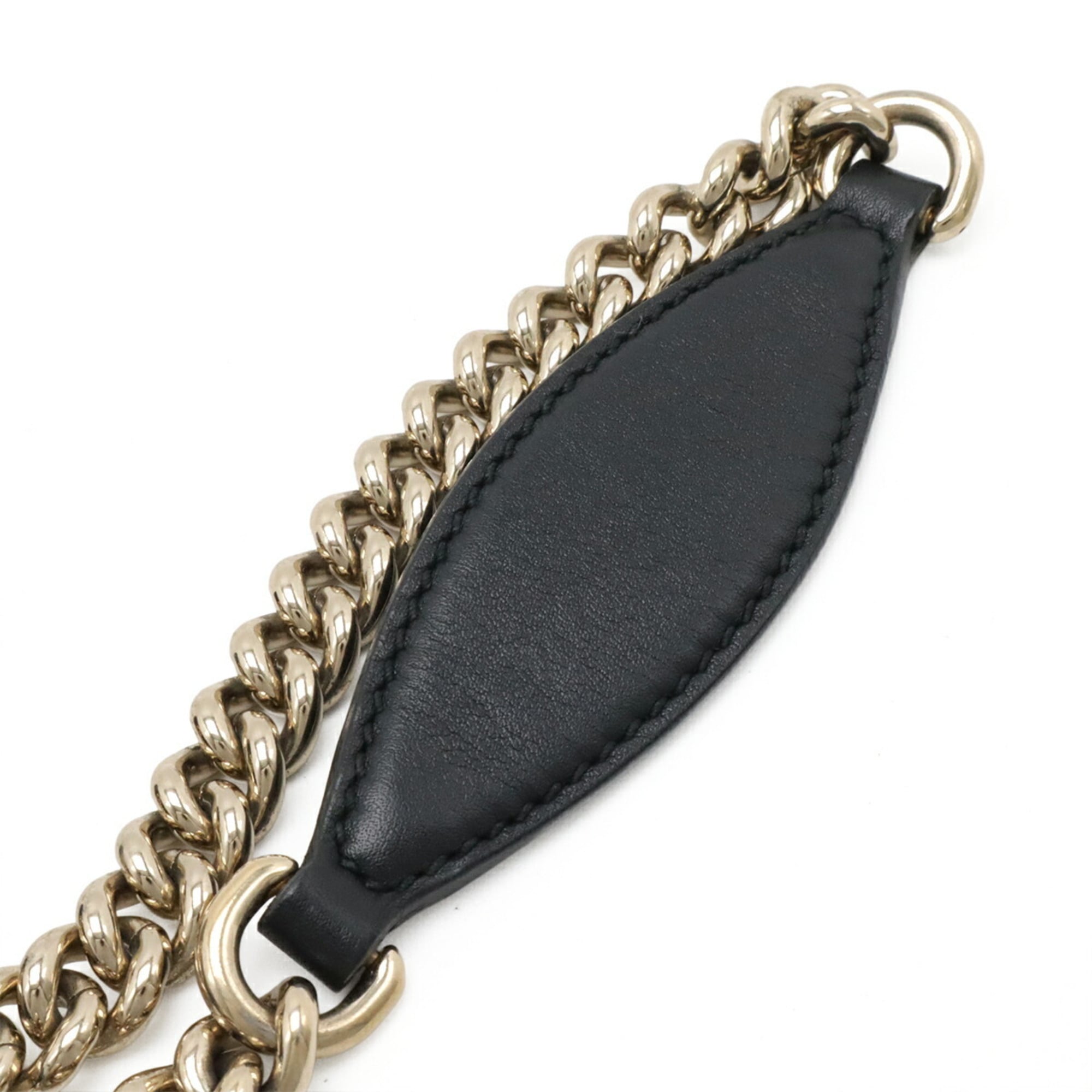 Gucci Microguccissima Black Micro Gg Leather Shoulder Bag (Pre-Owned)
