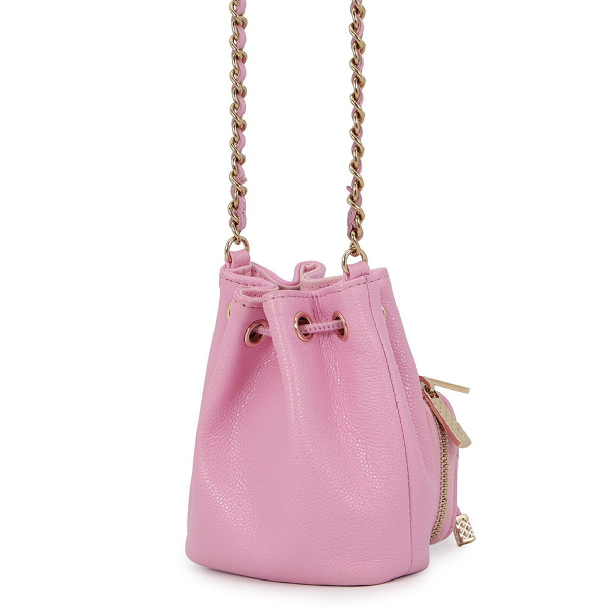 Chanel Pink Grained Calfskin Handbag Shoulder Bag (Pre-Owned)