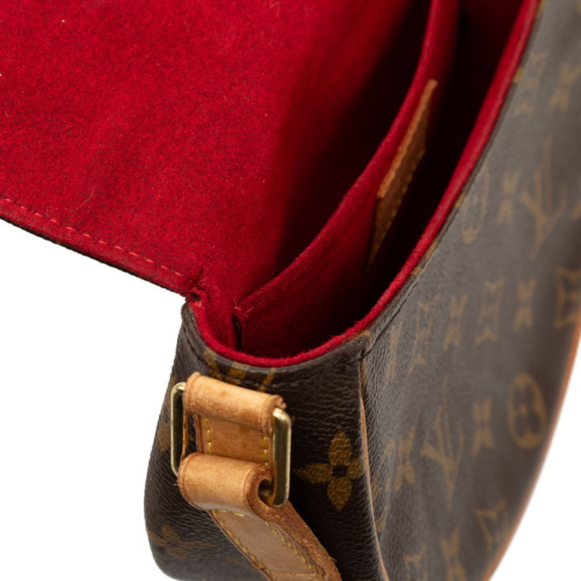 Louis Vuitton Brown Pvc Leather Shoulder Bag (Pre-Owned)
