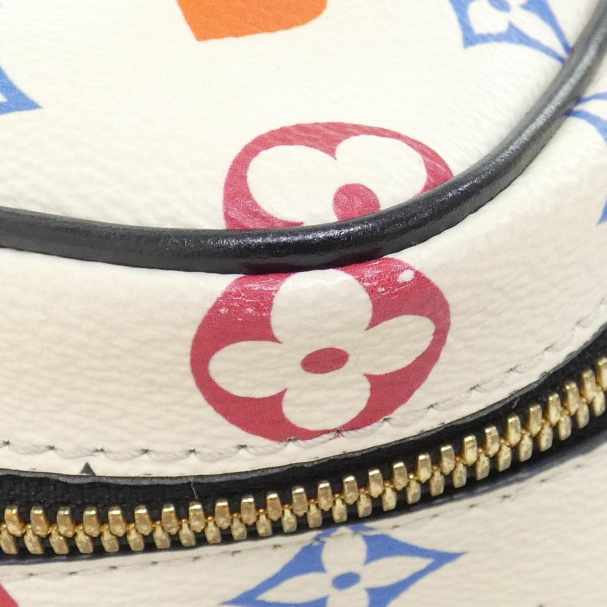 Louis Vuitton Blanc Coated Canvas Handbag (Pre-Owned)