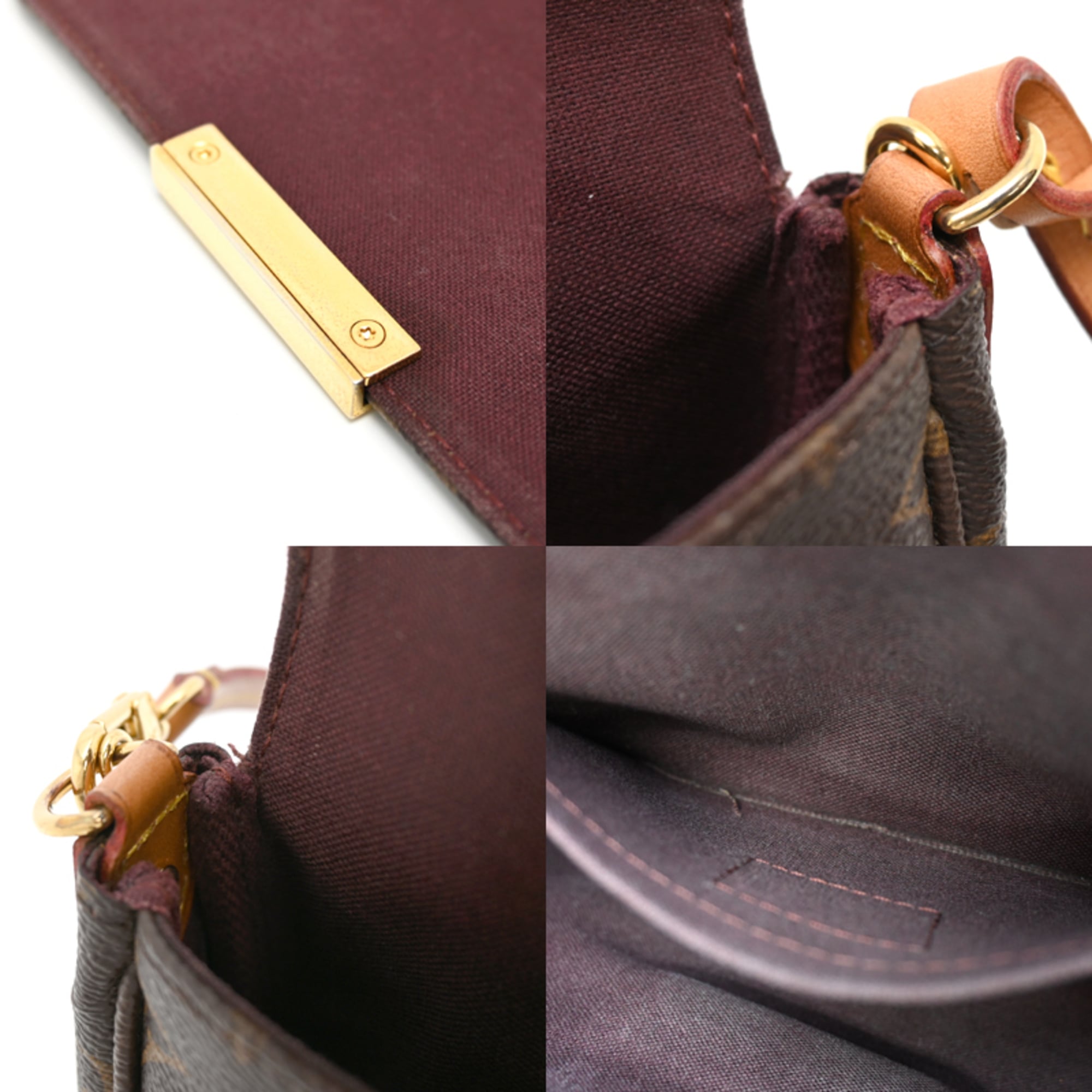 Louis Vuitton Brown Monogram Shoulder Bag (Pre-Owned)