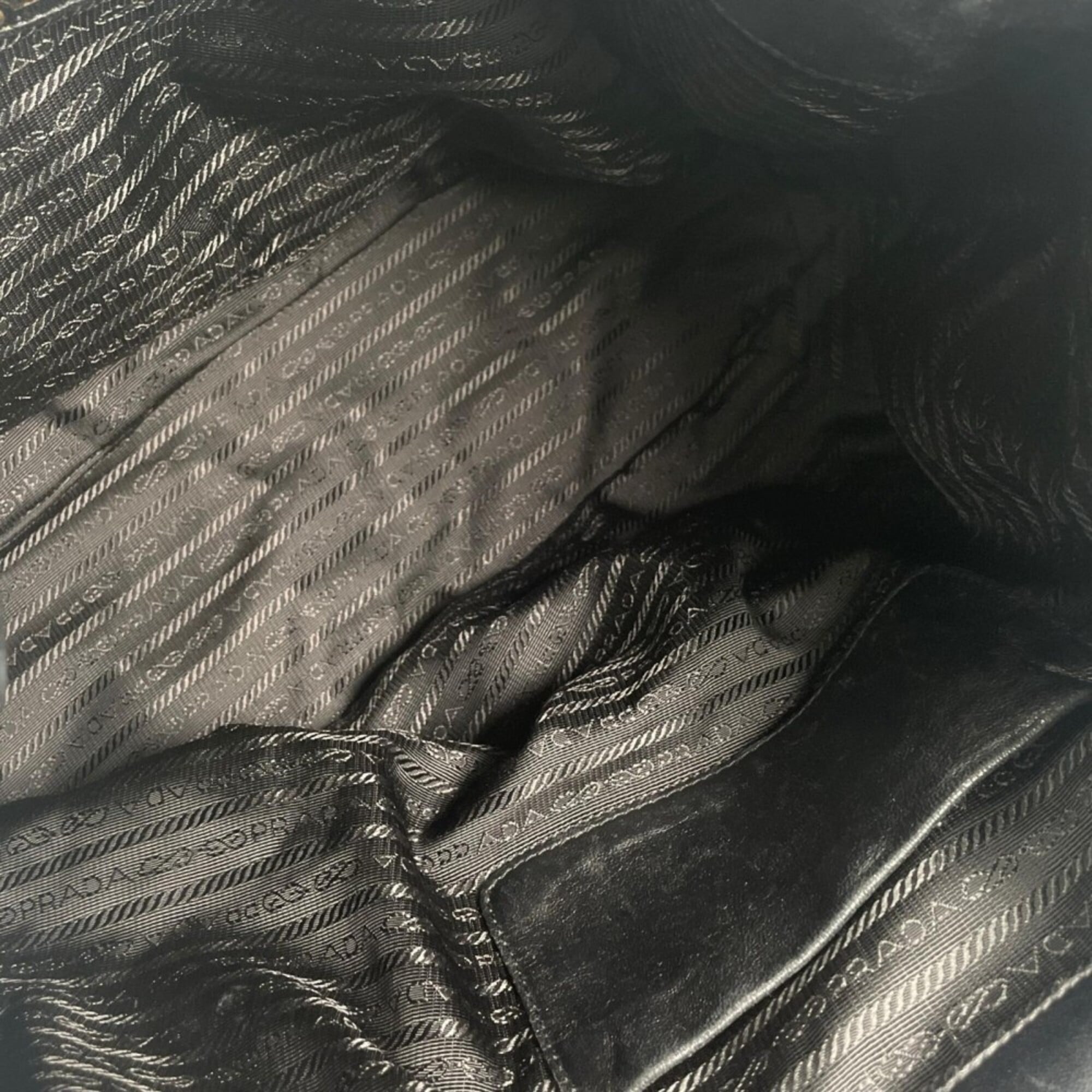 Prada Black Nylon Handbag (Pre-Owned)