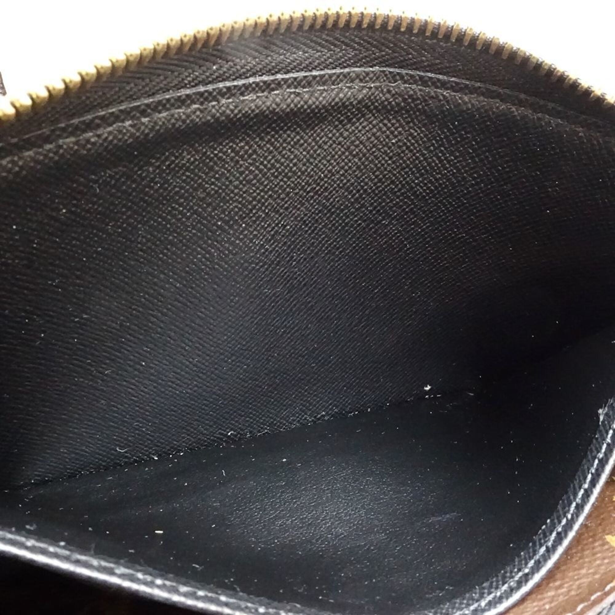 Louis Vuitton Monogram Noir Leather Coin Purse/Coin Case (Pre-Owned)