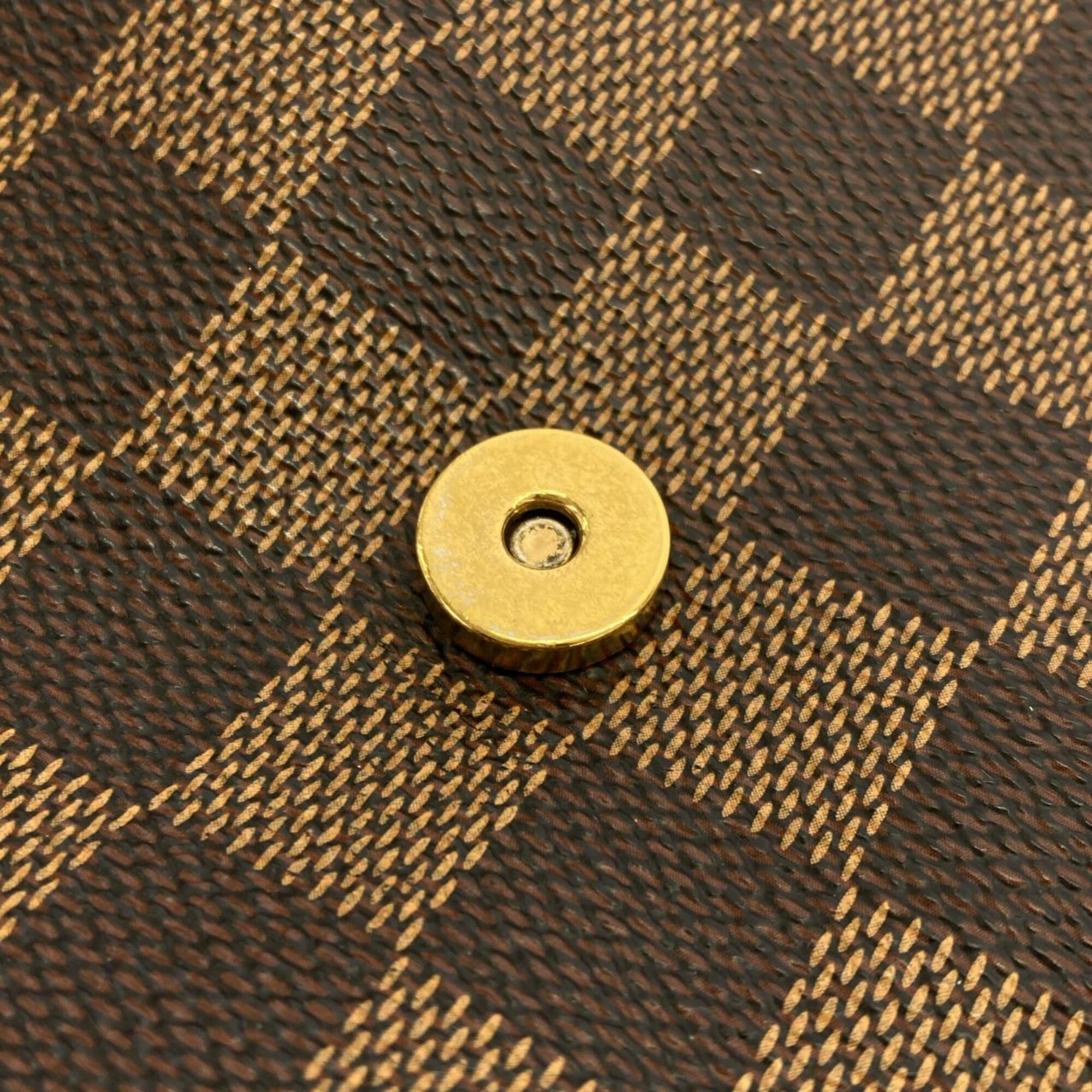 Louis Vuitton Ebene Coated Canvas Shoulder Bag (Pre-Owned)