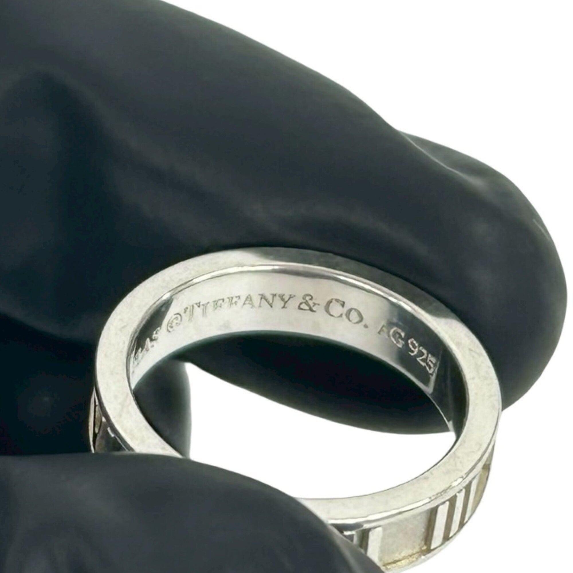 Tiffany Silver Silver 925 Band Ring (Pre-Owned)