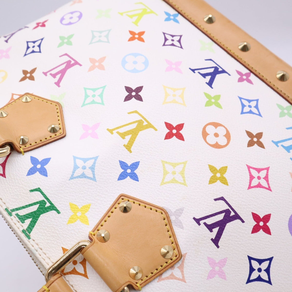 Louis Vuitton Monogram Multicolore Multi-Color Coated Canvas Leather Handbag (Pre-Owned)