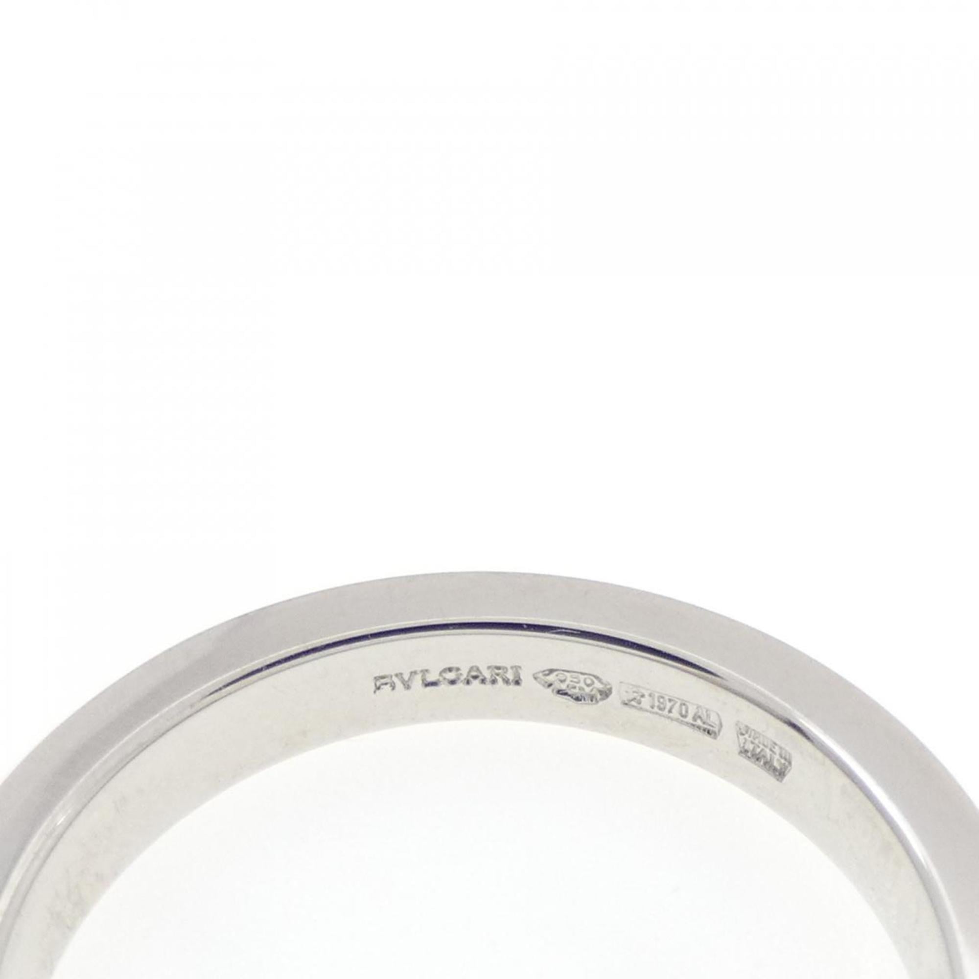 Bvlgari Platinum Platinum 950 Band Ring (Pre-Owned)