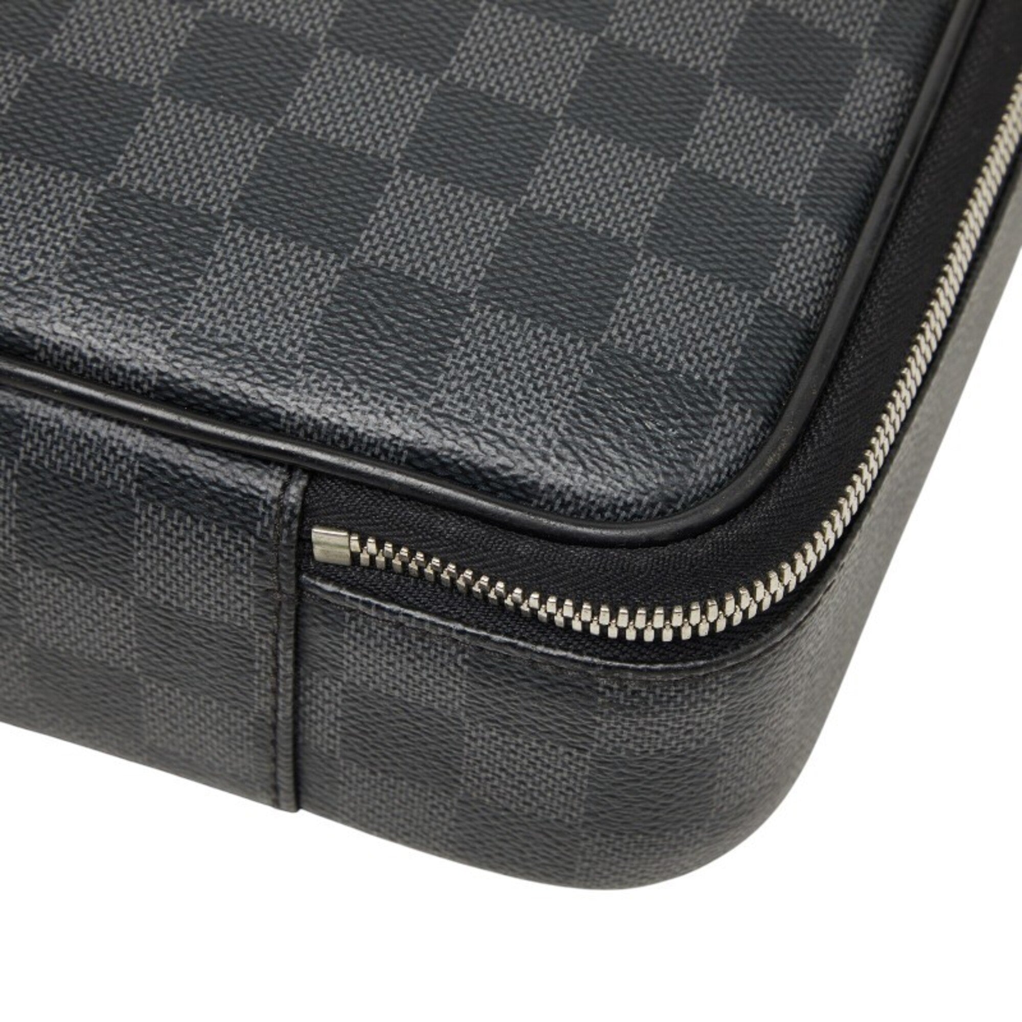 Louis Vuitton Black Pvc Leather Shoulder Bag (Pre-Owned)