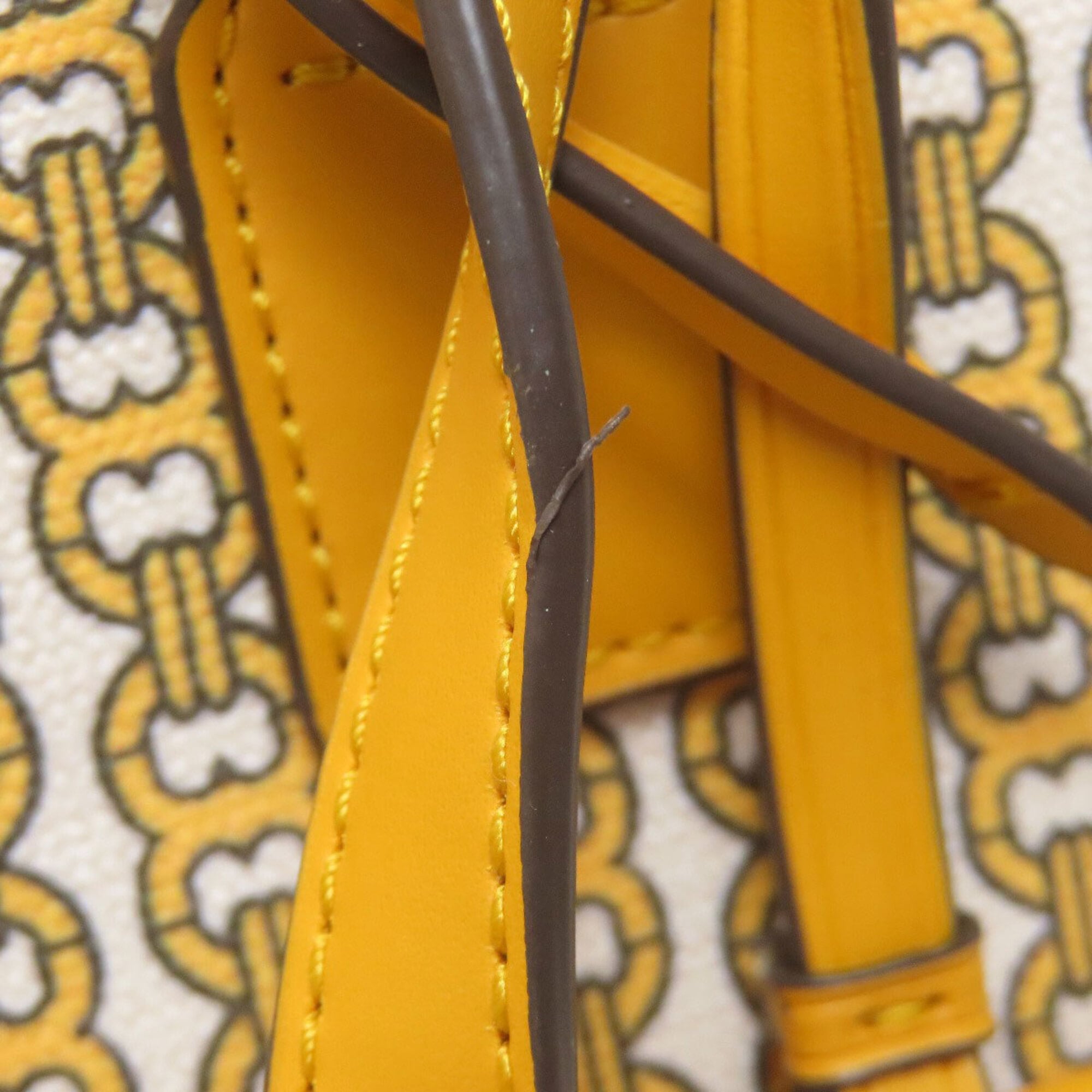 Tory Burch Yellow Pvc Tote Bag (Pre-Owned)